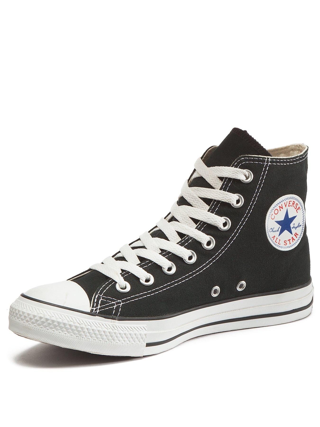 converse trainers womens black