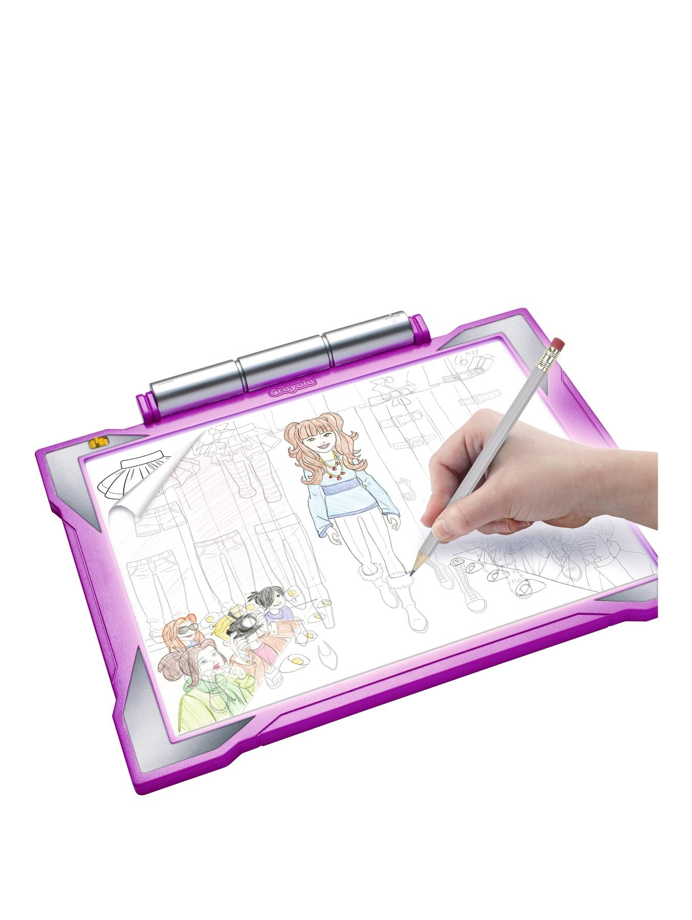 pink crayola light up tracing pad