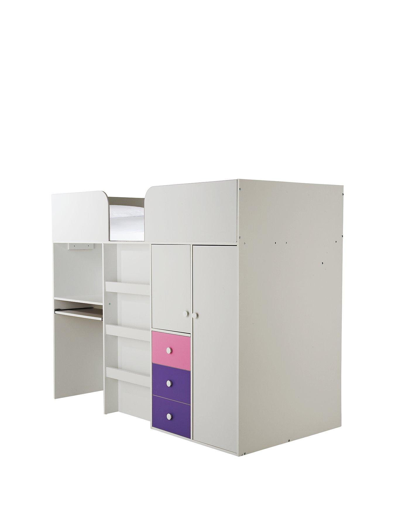 Mid Sleeper Beds Wardrobe Www Littlewoodsireland Ie