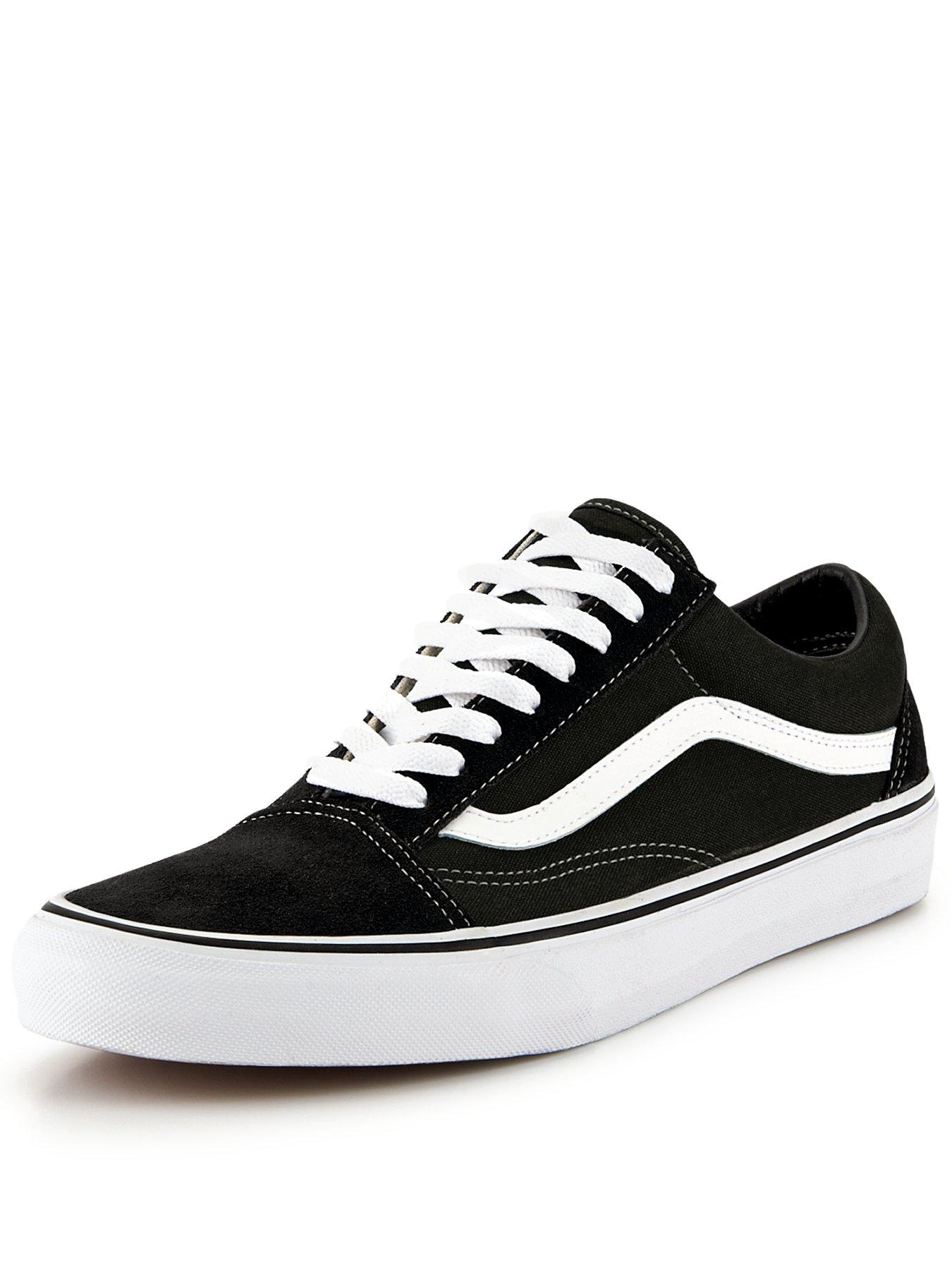 vans old school black white