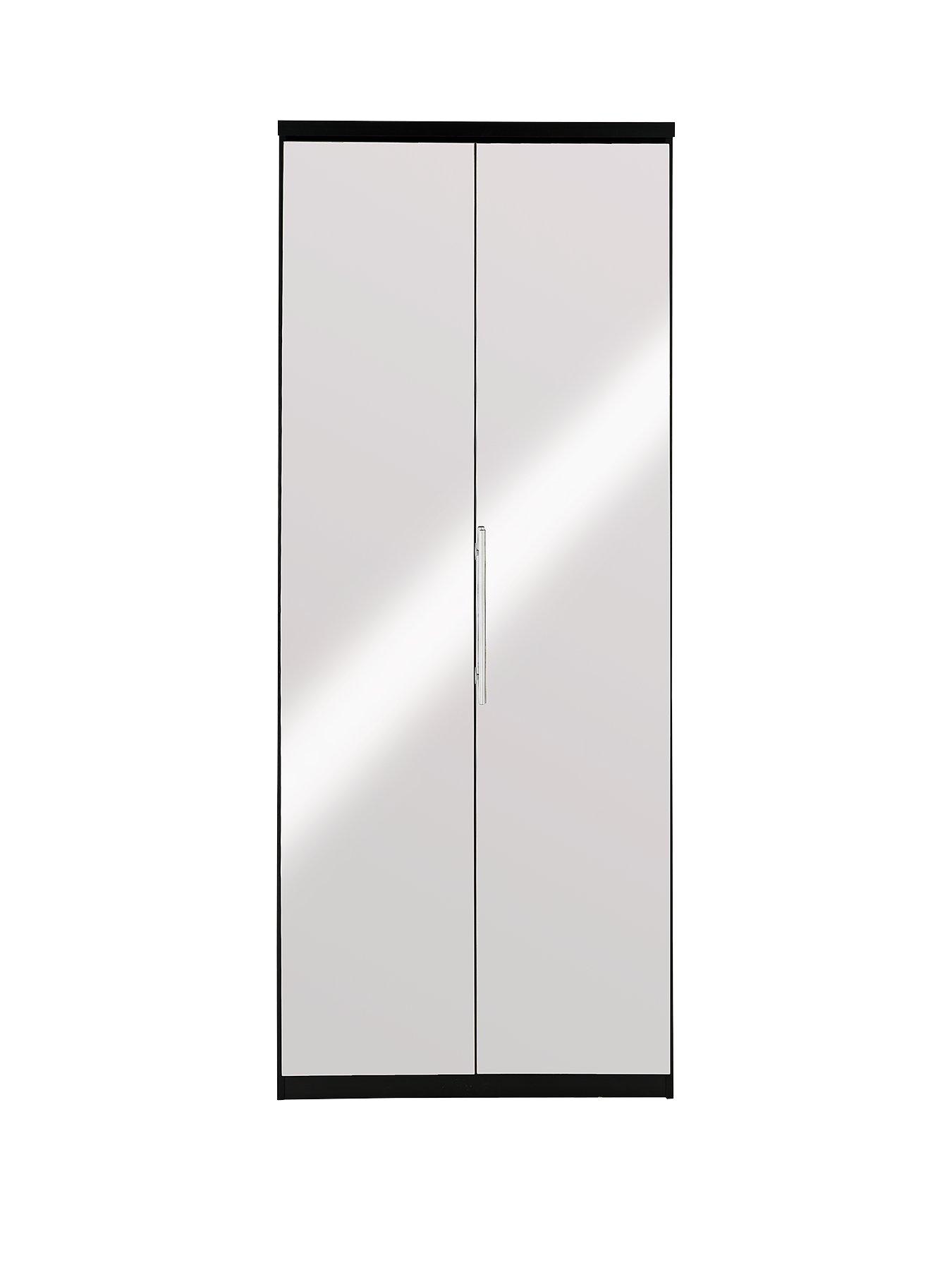 Prague 2 Door Mirrored Wardrobe Littlewoodsireland Ie