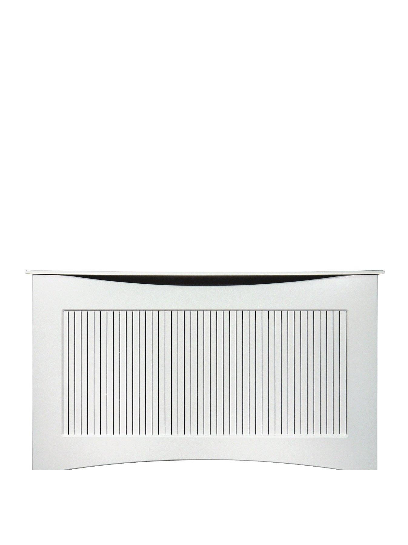Adam Fires Fireplaces 160cm White Satin Radiator Cover