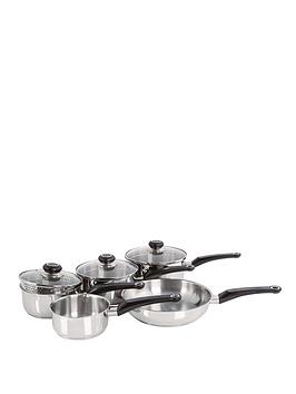 morphy-richards-5-piece-stainless-steel-pan-set