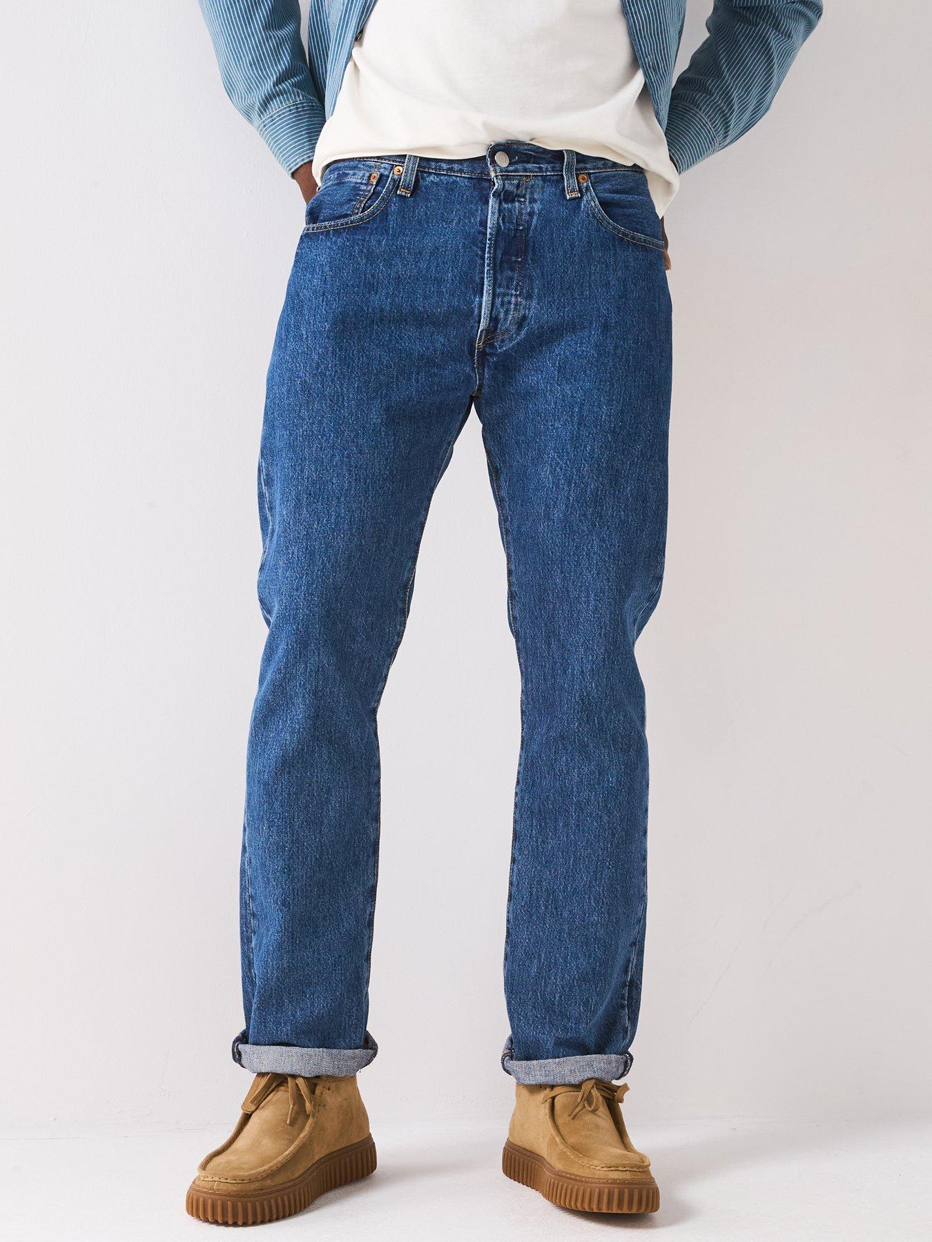 levi's 501 original fit light stonewash