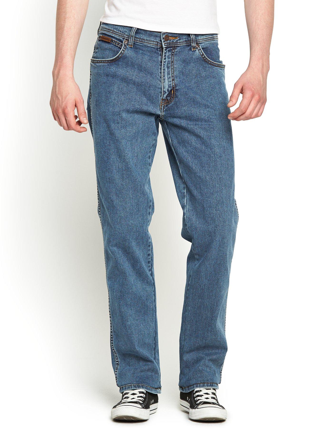 mens elastic waist jeans wrangler