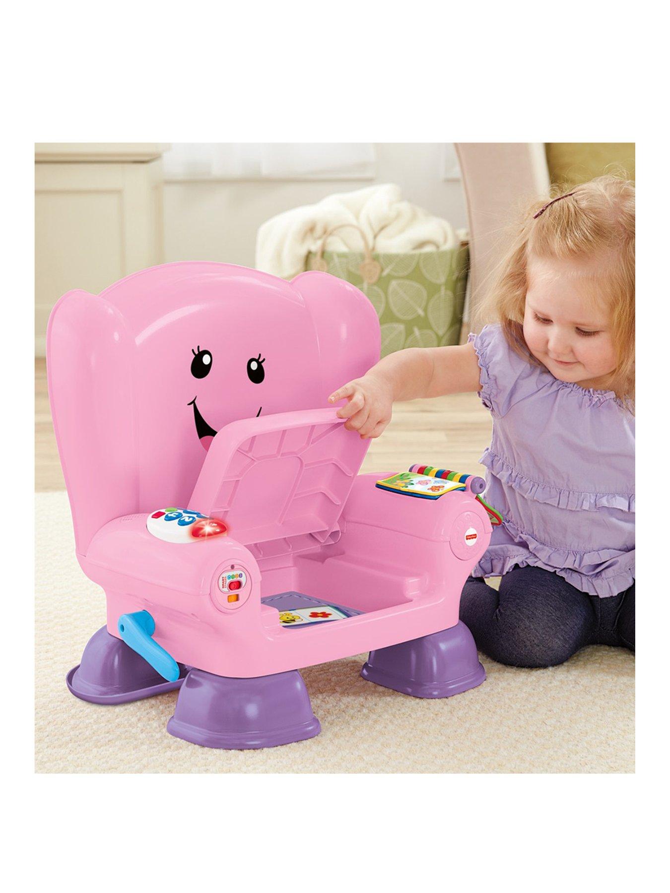 fisher price learning chair pink