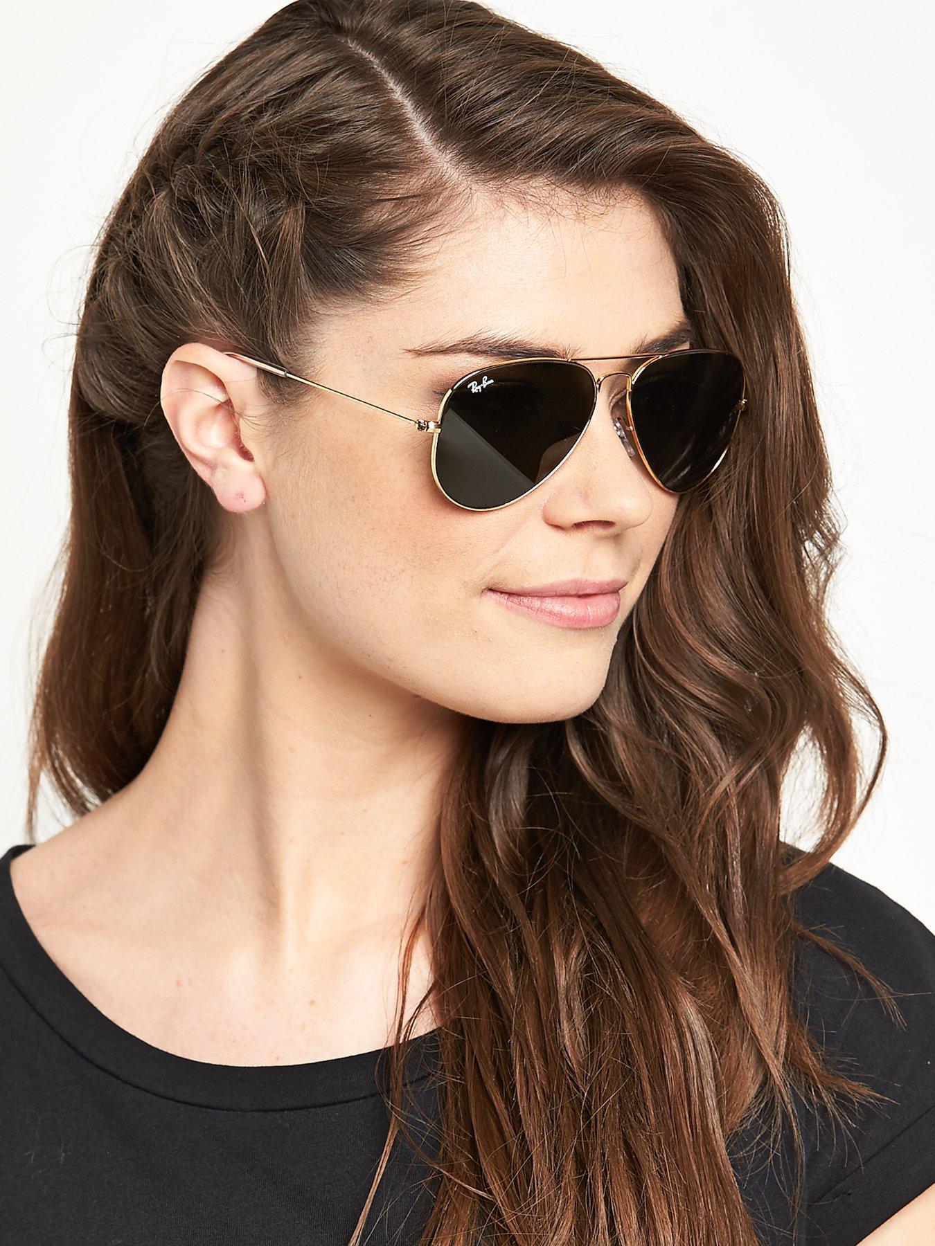Ray Ban Aviator Sunglasses Gold Littlewoodsireland Ie