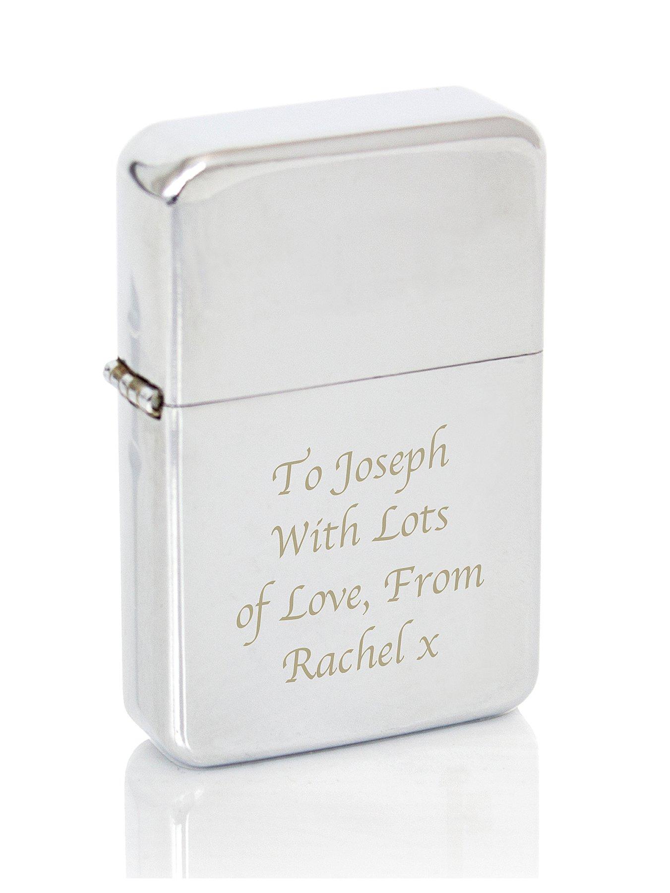 personalised-silver-windproof-lighter