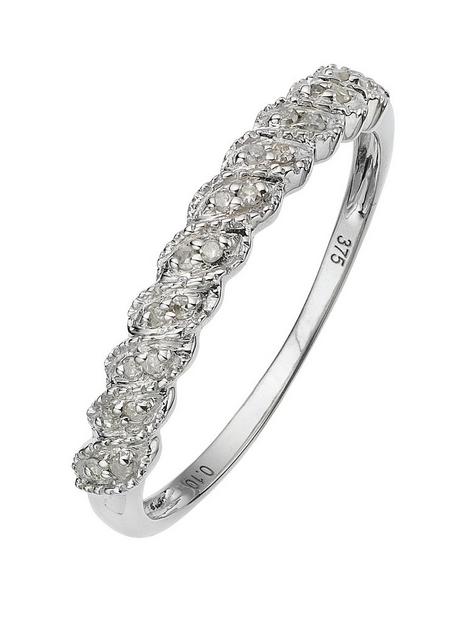 love-diamond-9-carat-white-gold-diamond-half-eternity-ring
