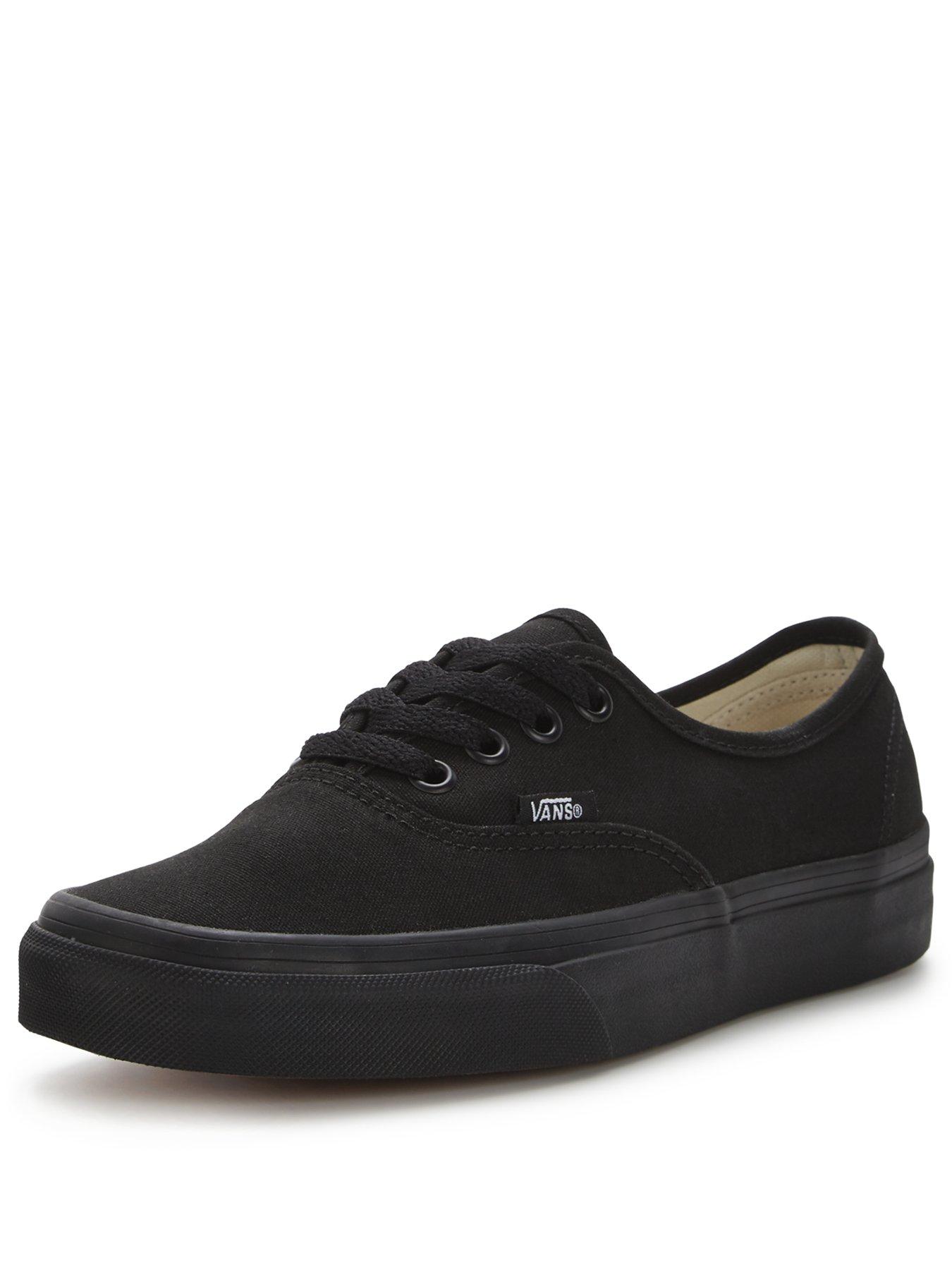 vans black pumps