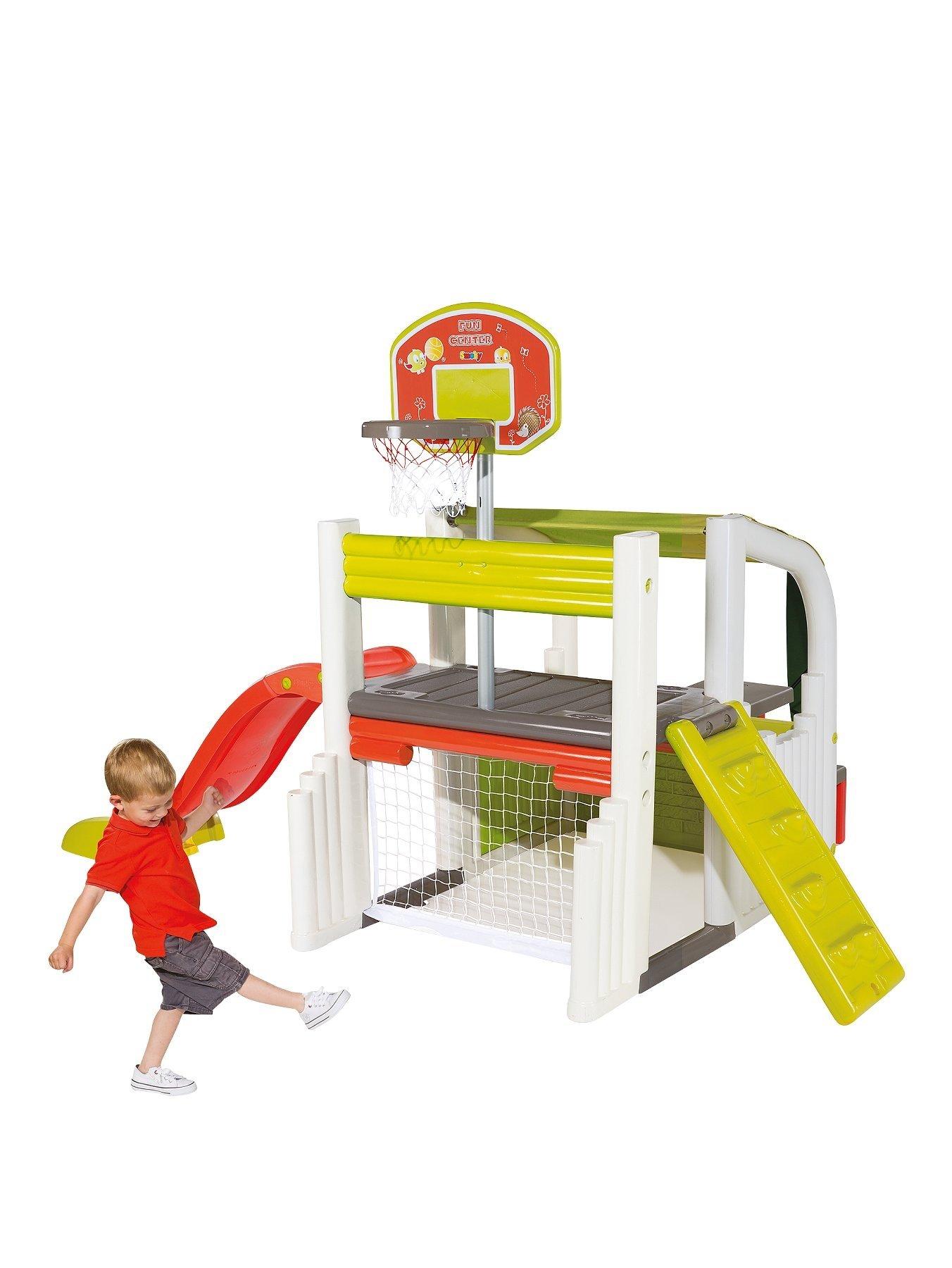 smoby swing set playhouse