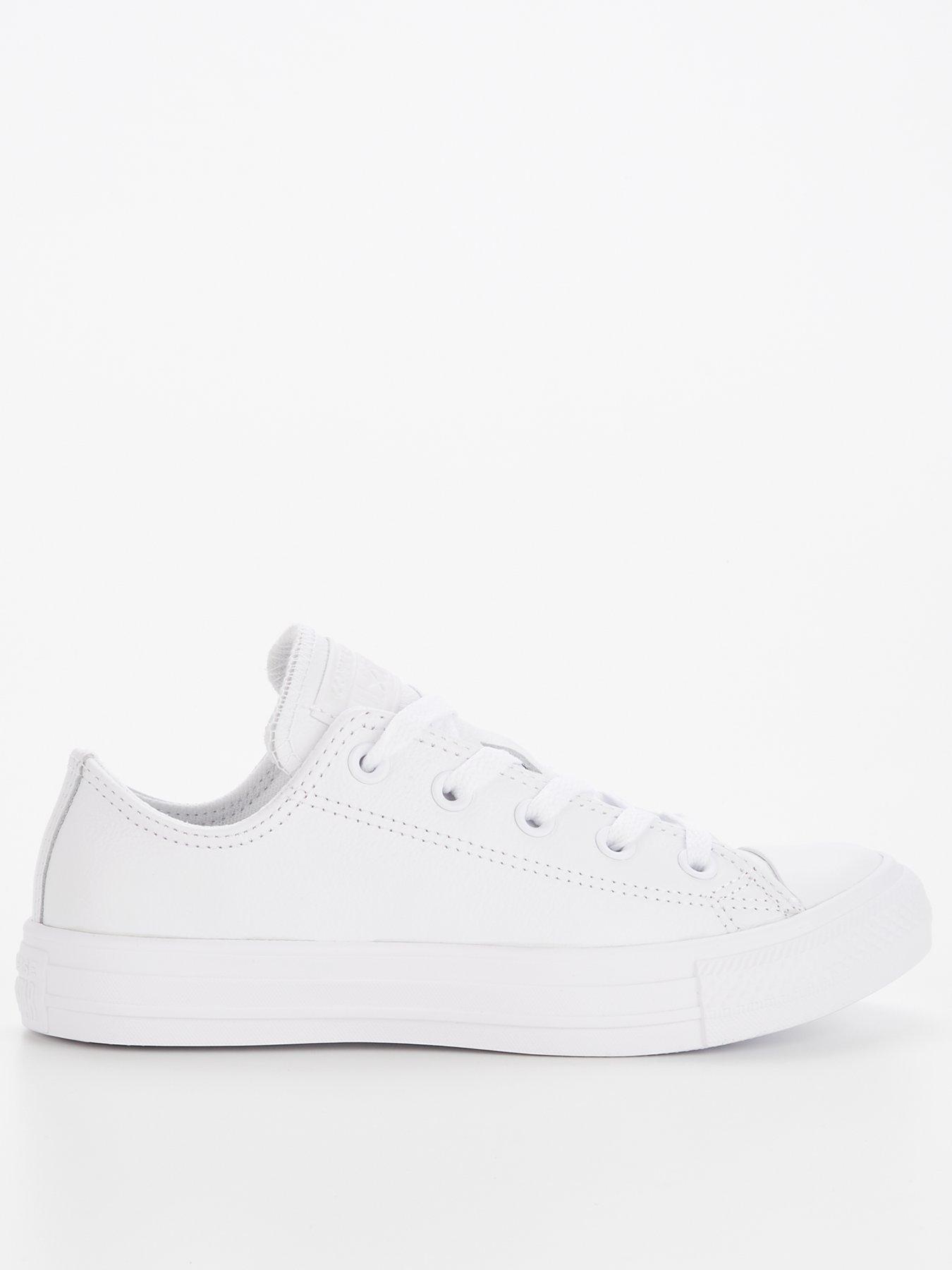 converse chuck taylor ox white leather