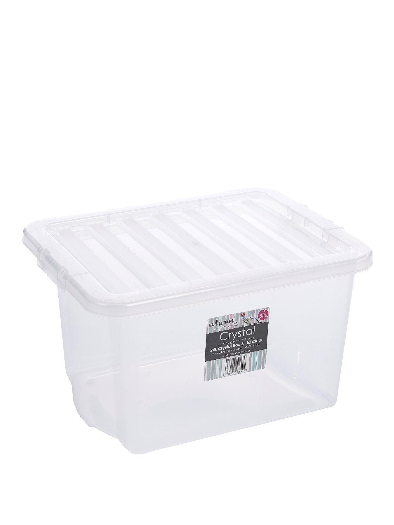 4 litre plastic storage boxes