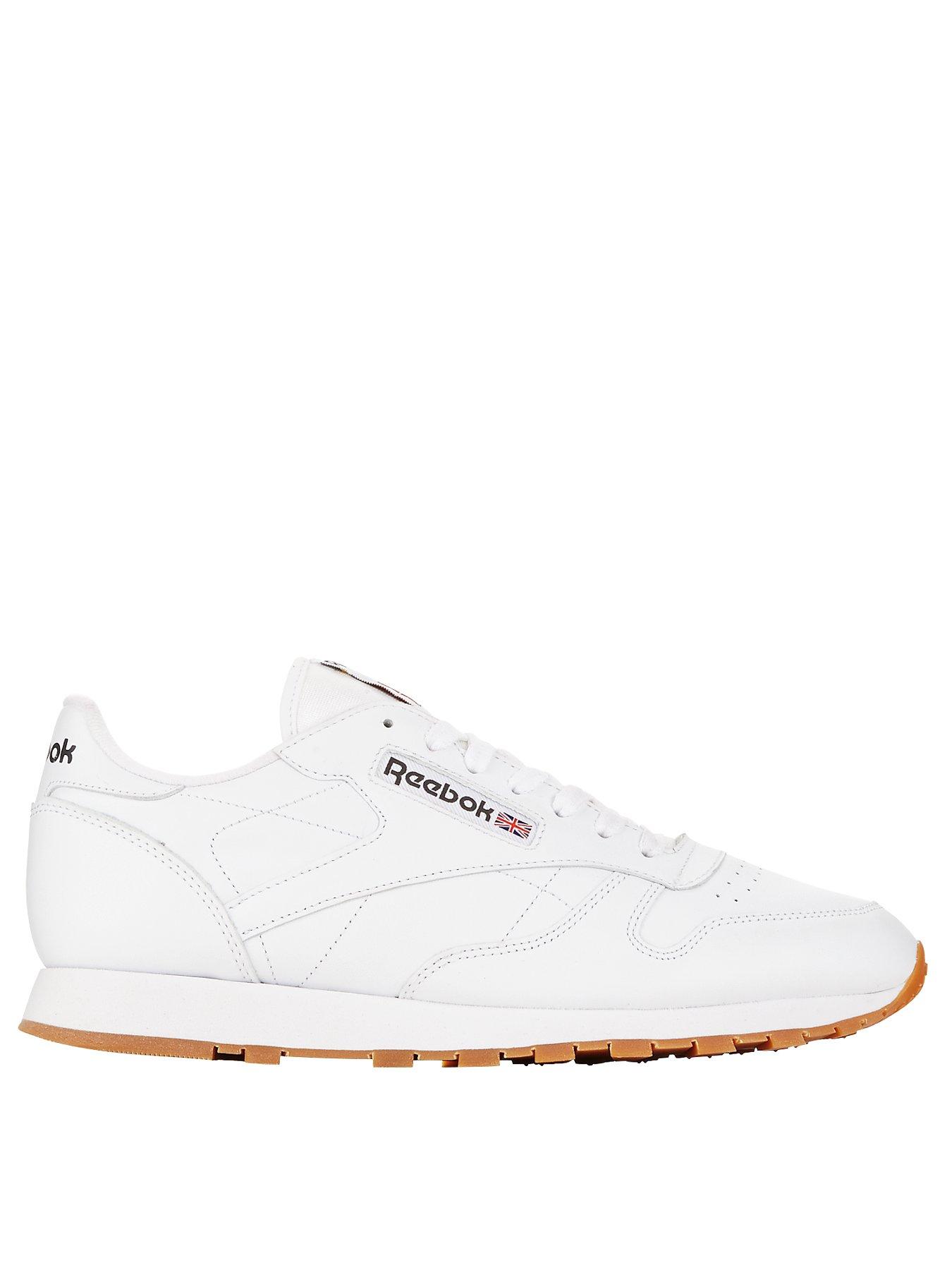reebok technique leather trainers mens