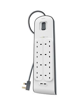 belkin-bsv804-8-way-2m-surge-protection-strip-with-2-x-24a-shared-usb-chargers