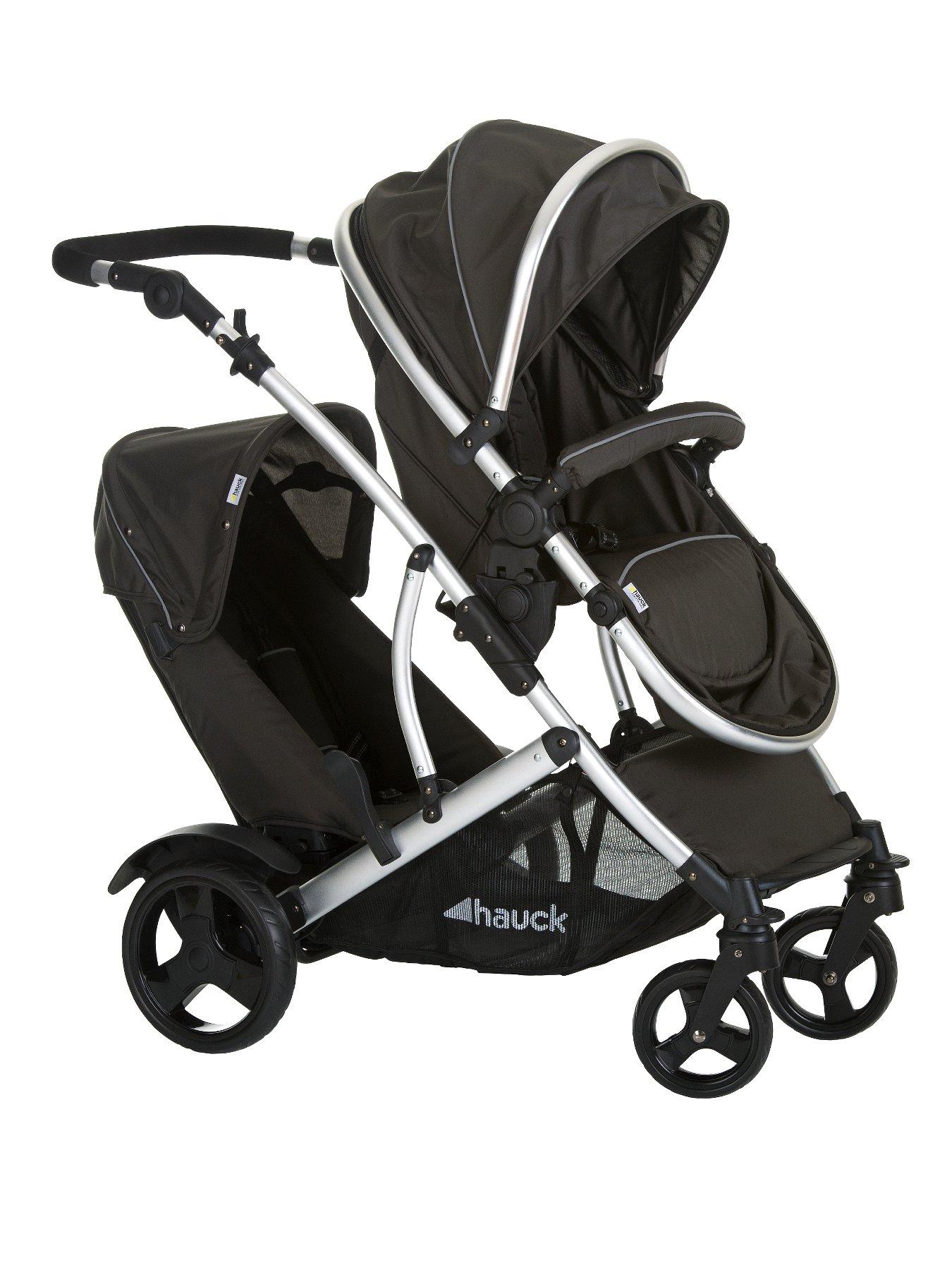 double buggy 2 year old and newborn