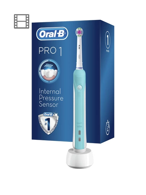 prod1085105304: Pro 600 White and Clean Electric Toothbrush