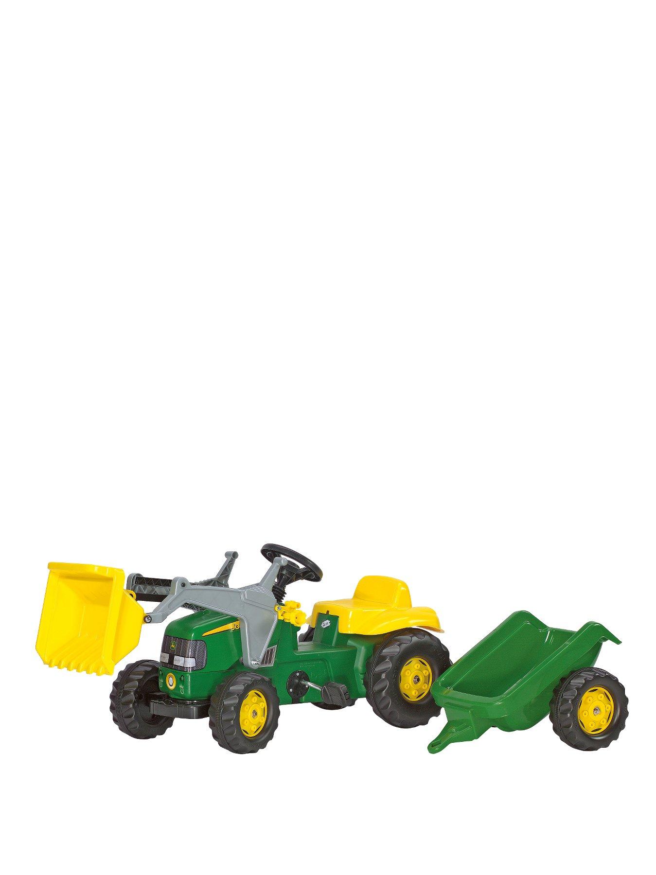 john deere childs tractor and trailer