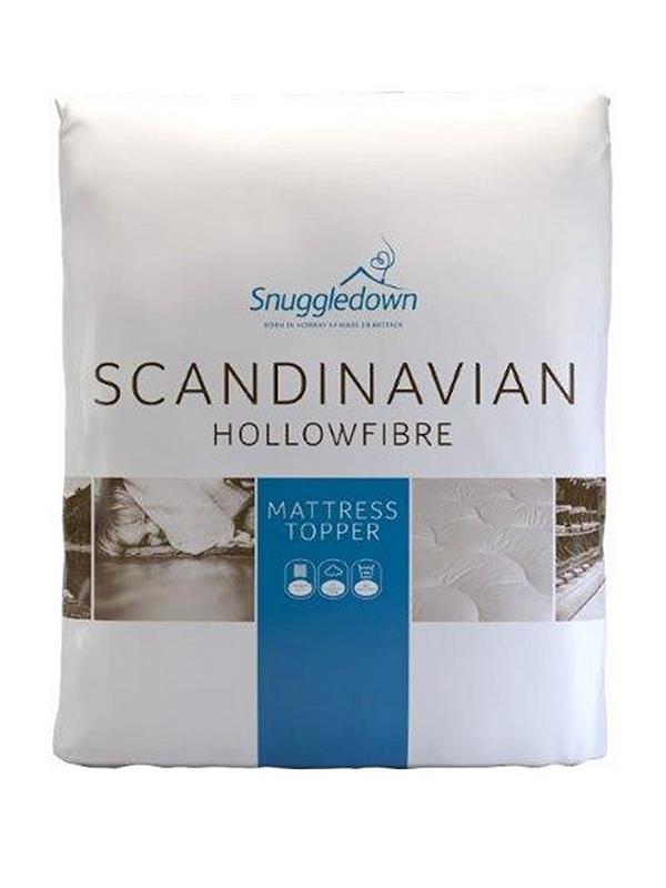 Snuggledown Scandinavian Hollowfibre single Mattress Protector 