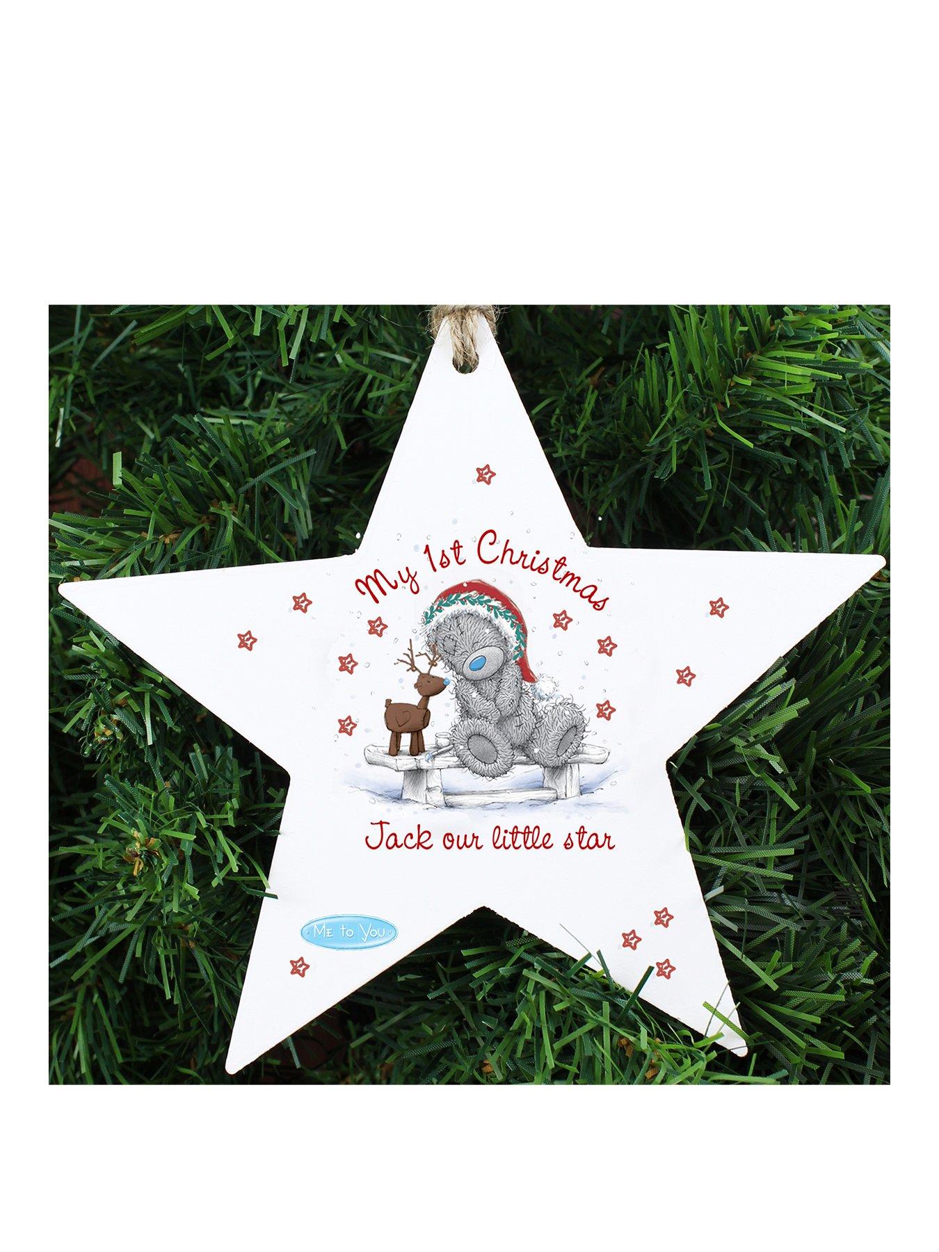 baby's first christmas bauble disney