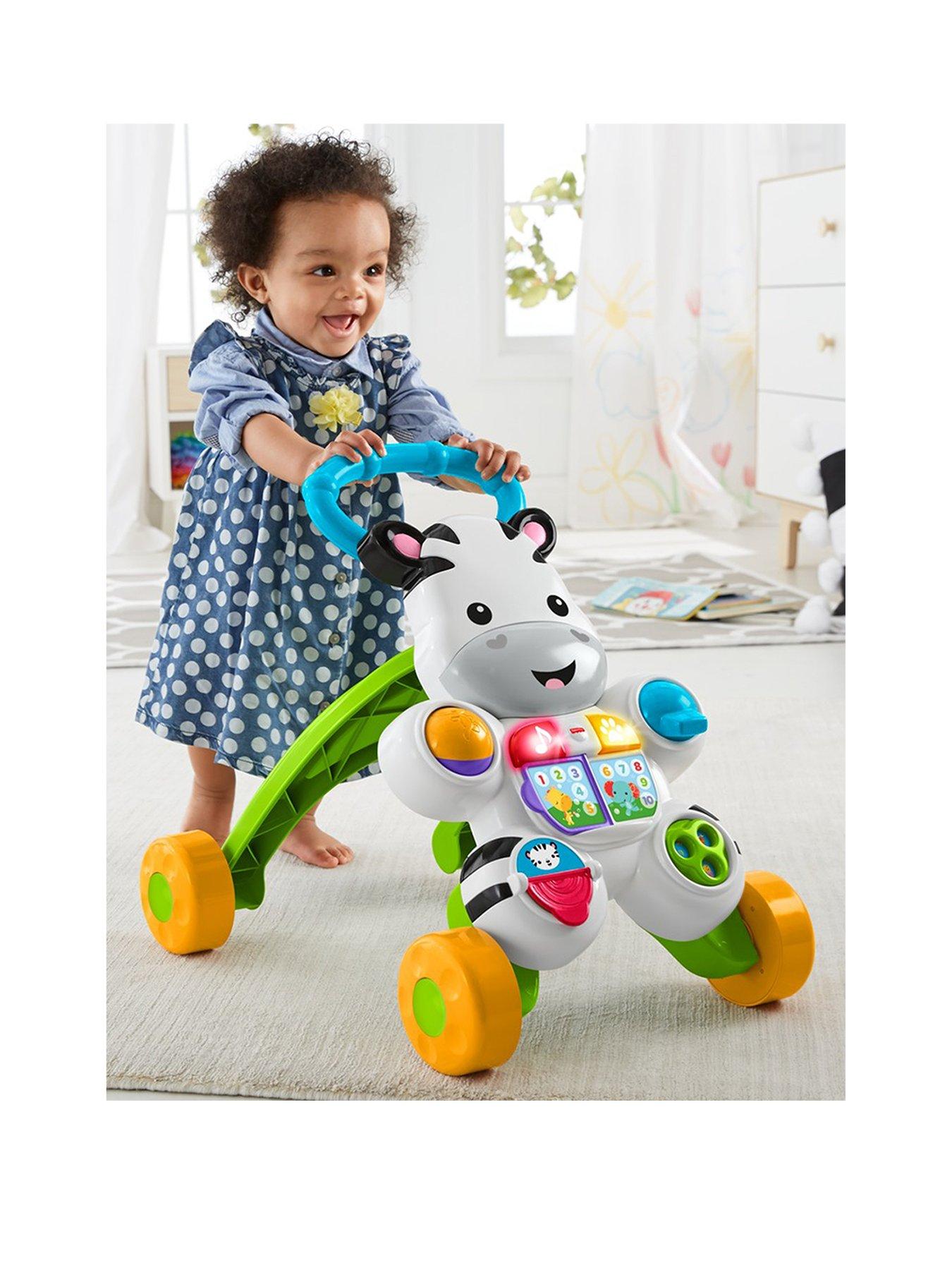 fisher price walk with me zebra