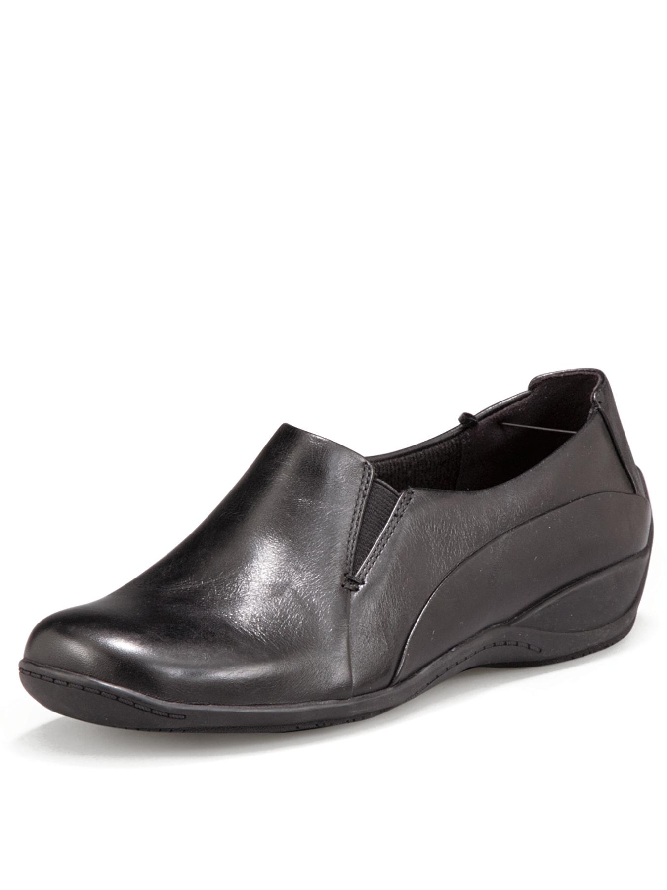 Clarks Coffee Cake Leather Flat Shoes | littlewoodsireland.ie