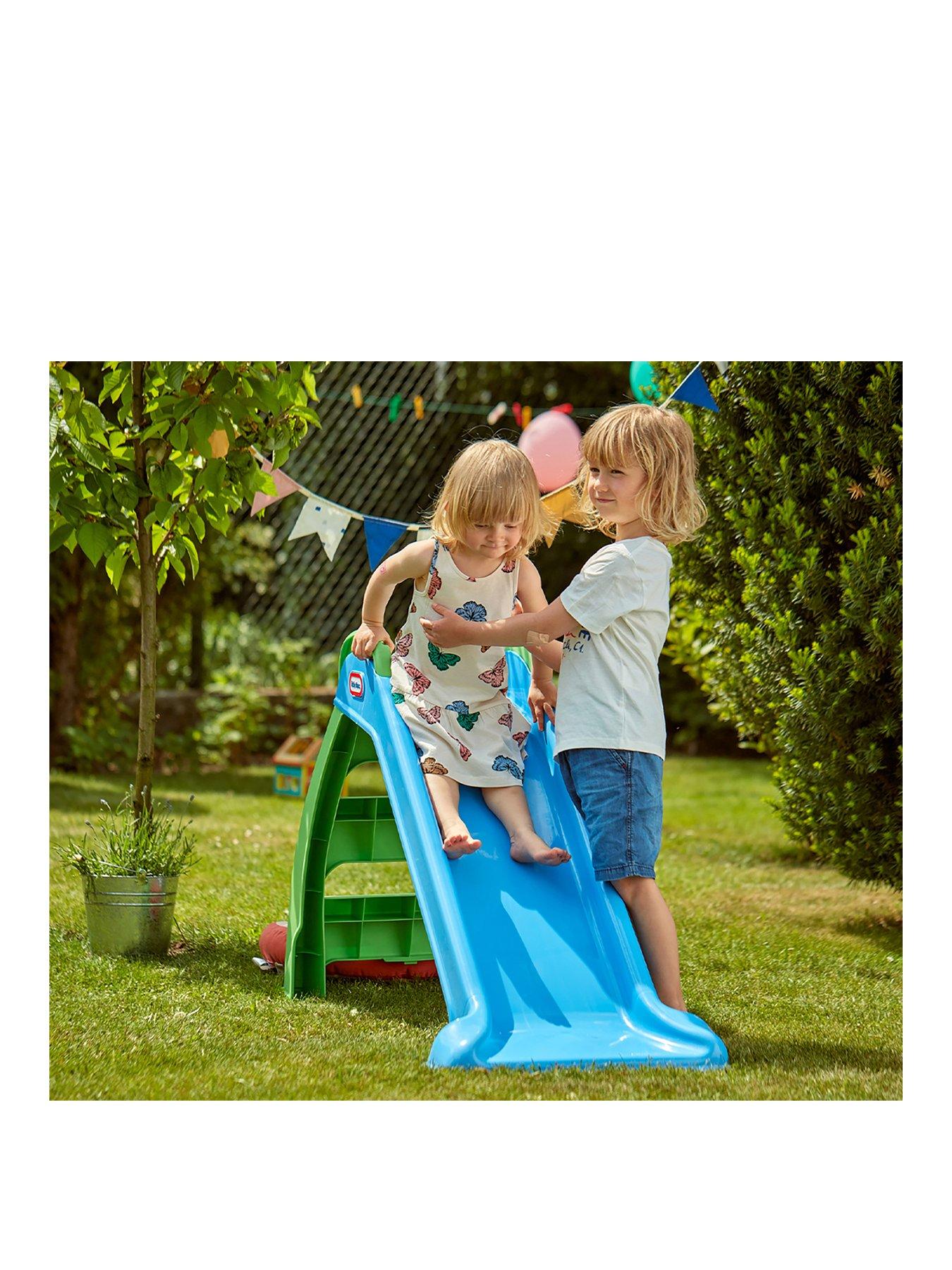 little tikes blue and green slide