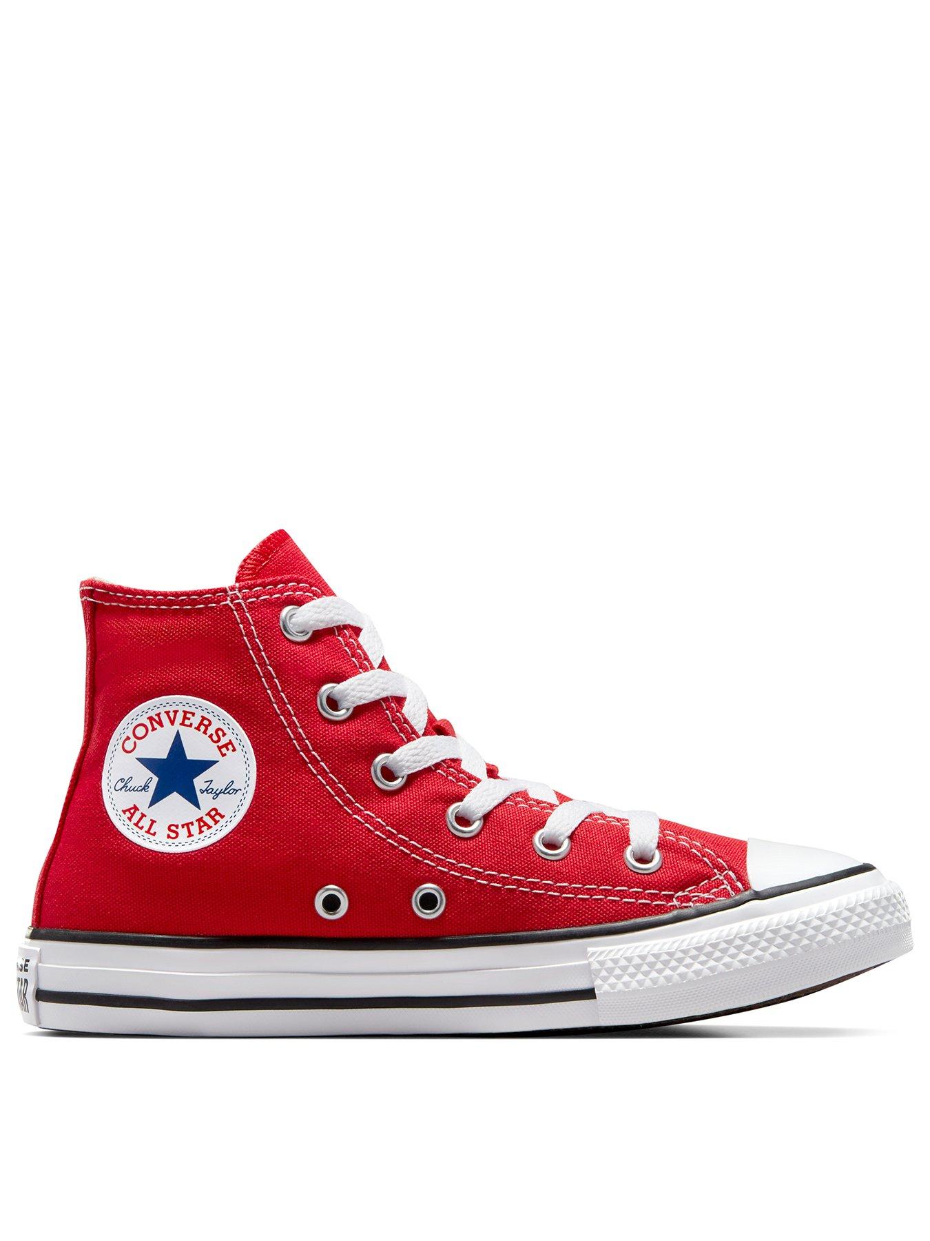 childrens red trainers