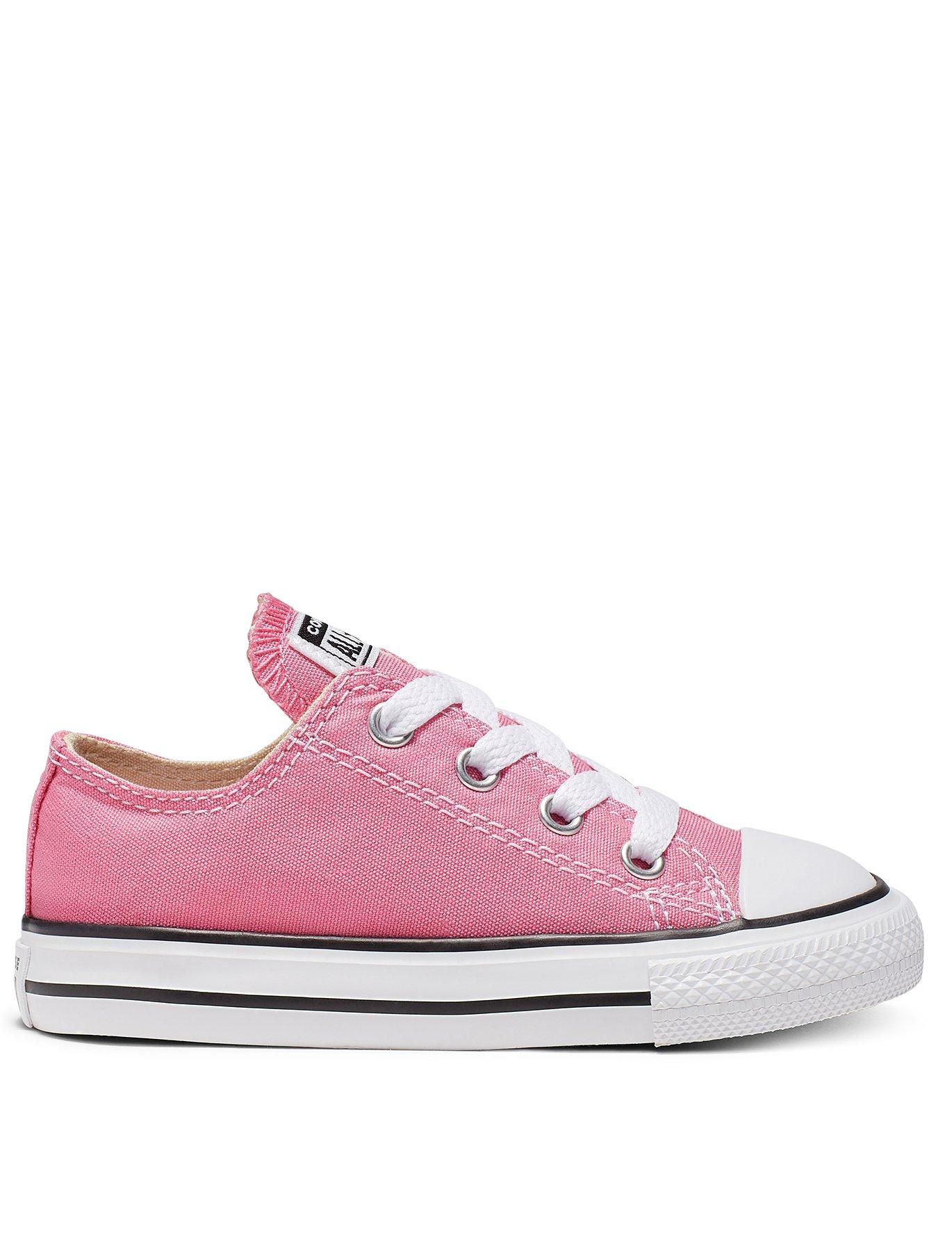 infant pink converse