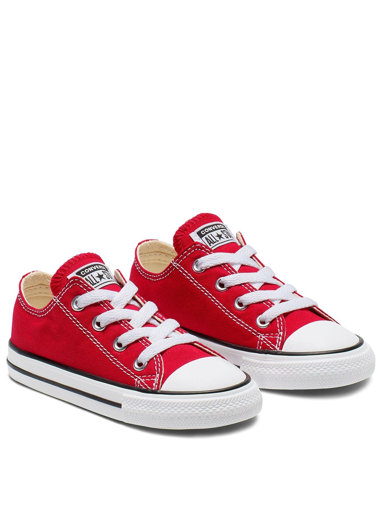 baby red chuck taylors