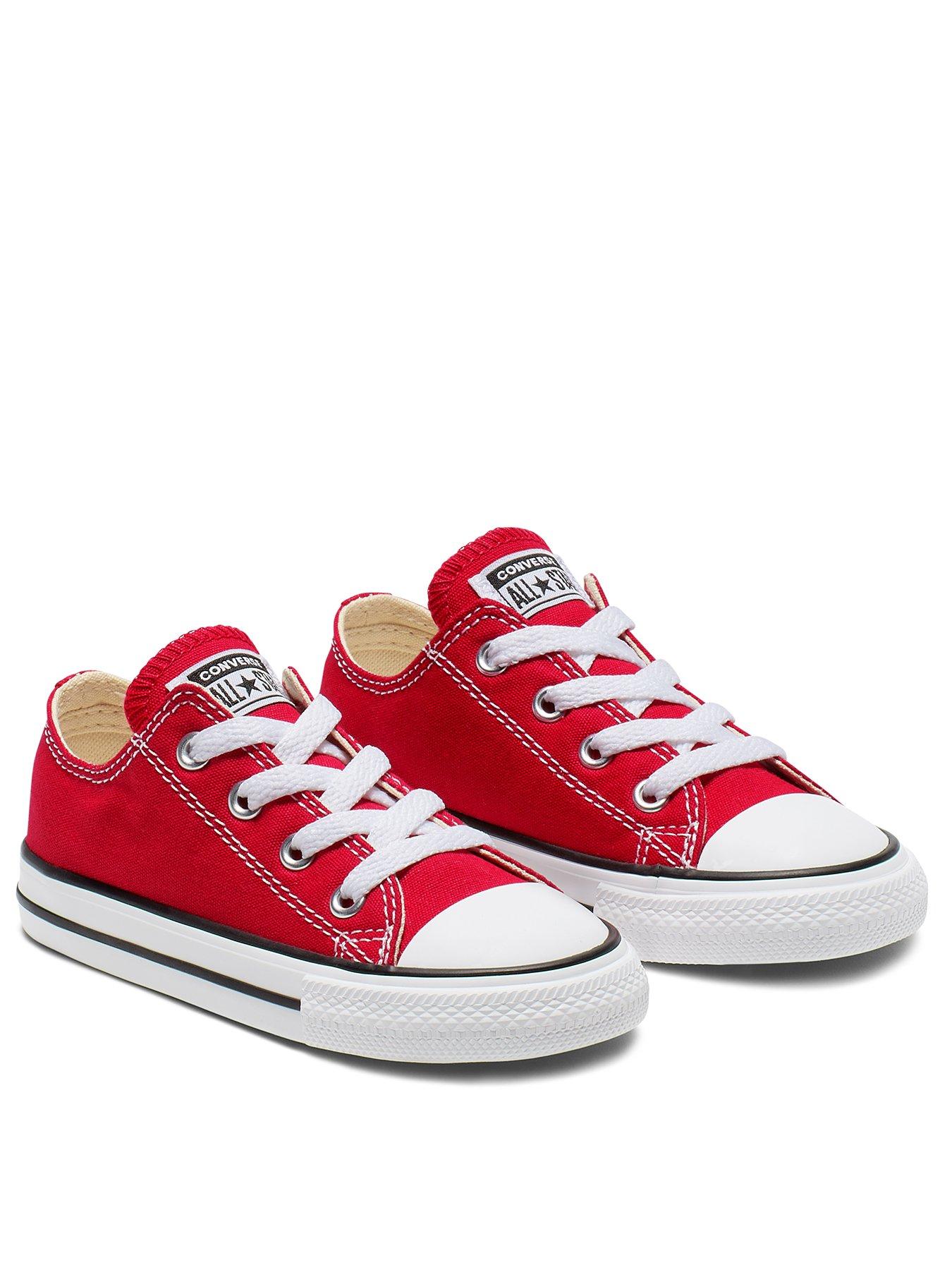 red baby chucks