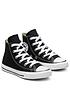 converse-chuck-taylor-all-star-ox-childrens-unisex-trainers--blackfront