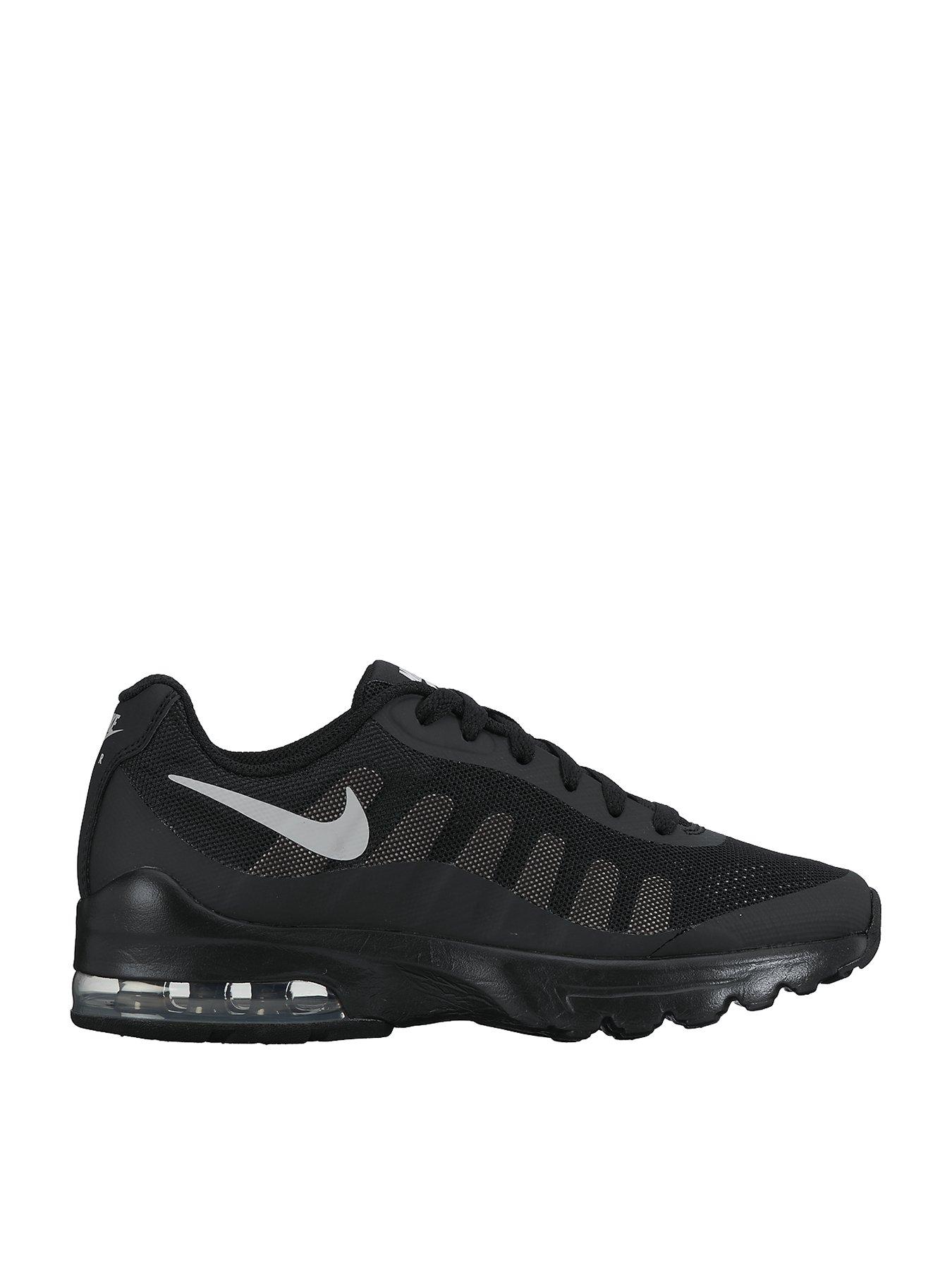 all black nike junior trainers