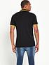 fred-perry-original-twin-tipped-polo-shirt-blackyellowstillFront