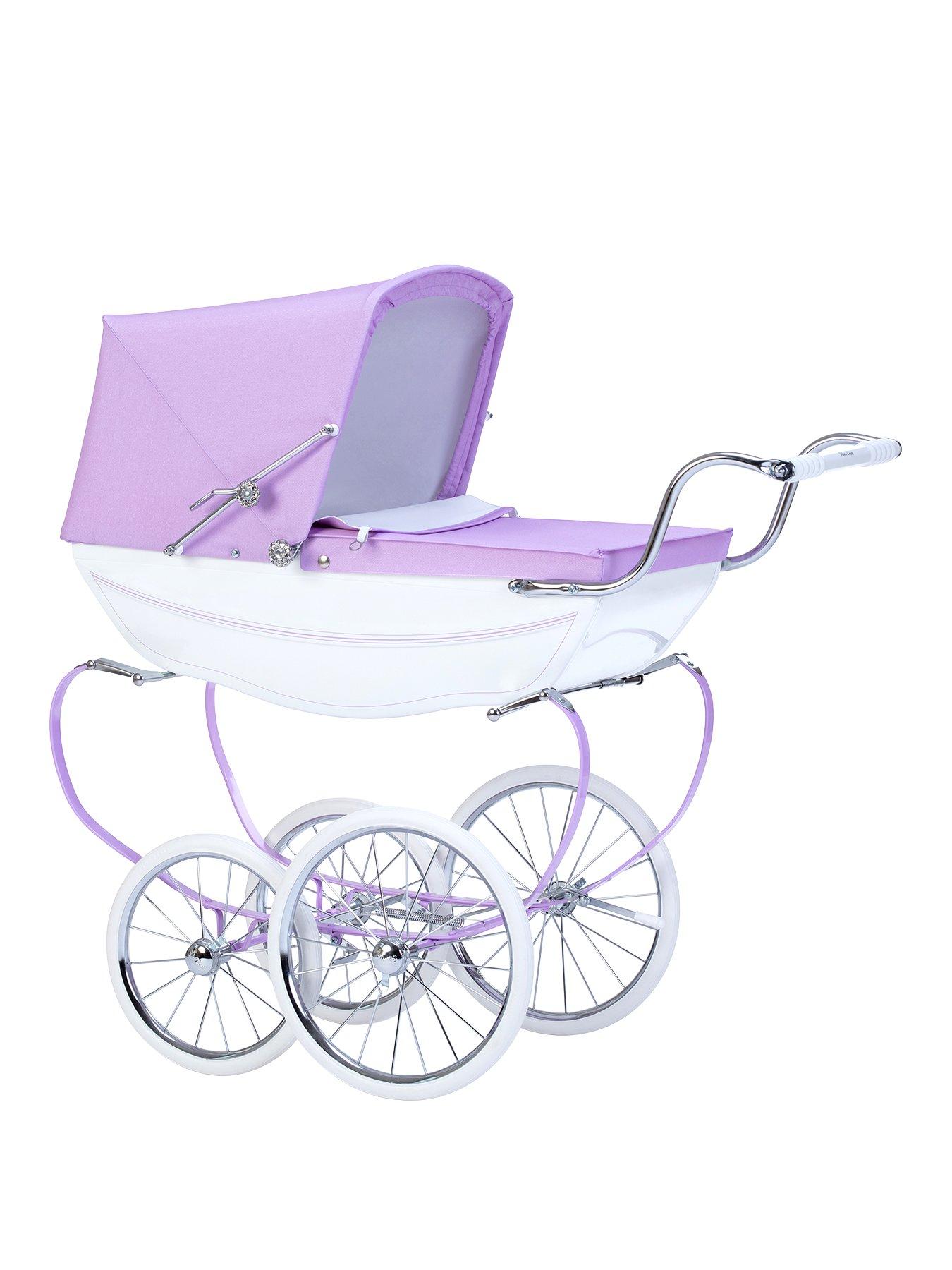 silver cross dolls pram purple