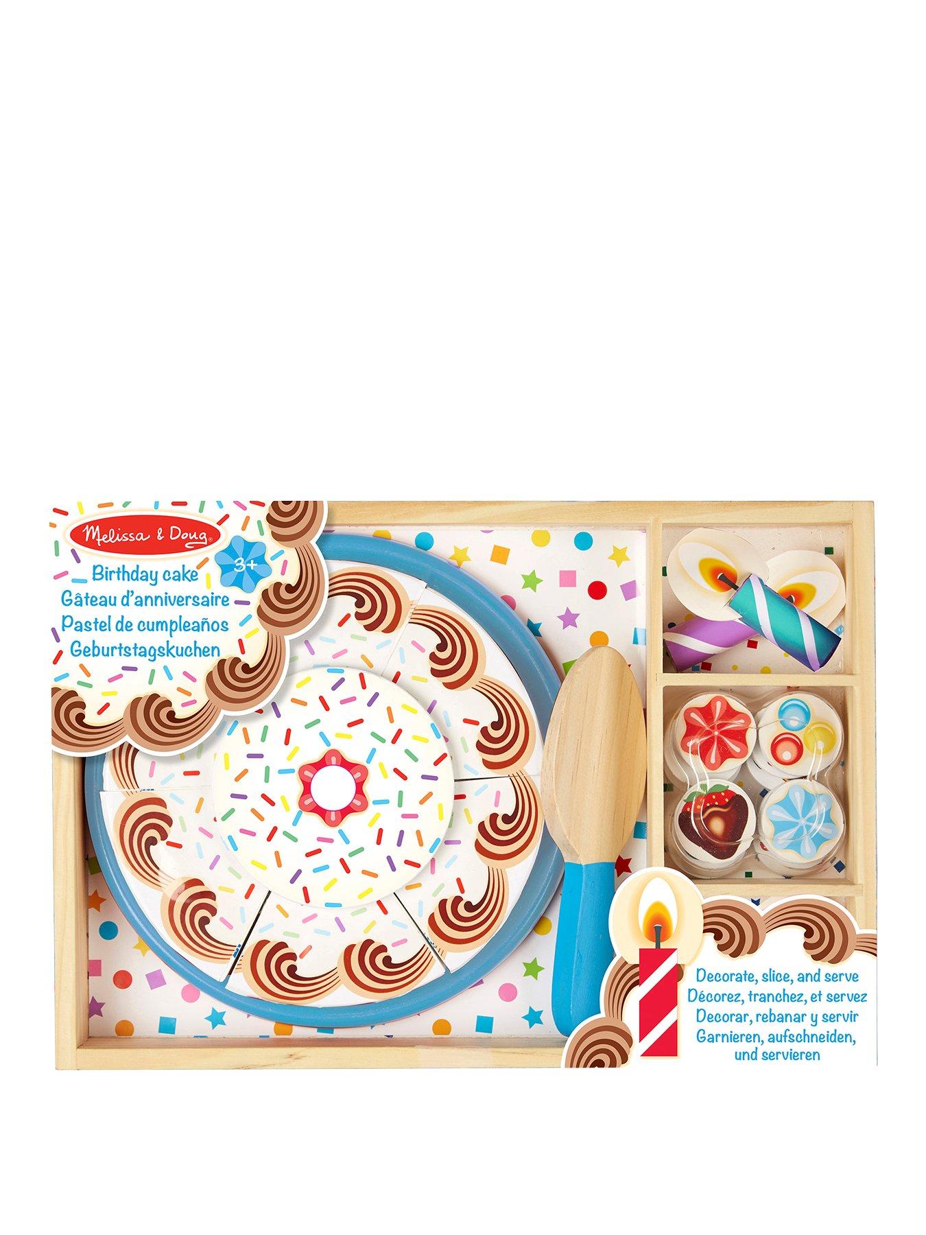 Melissa Doug Wooden Birthday Cake Littlewoodsireland Ie