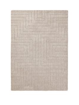 carved-maze-wool-rug