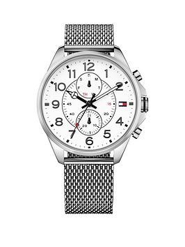 tommy-hilfiger-tommy-hilfiger-white-dial-multifunction-dial-stainless-steel-mesh-bracelet-mens-watch tommy-hilfiger-tommy-hilfiger-white-dial-multifunction-dial-stainless-steel-mesh-bracelet-mens-watch
