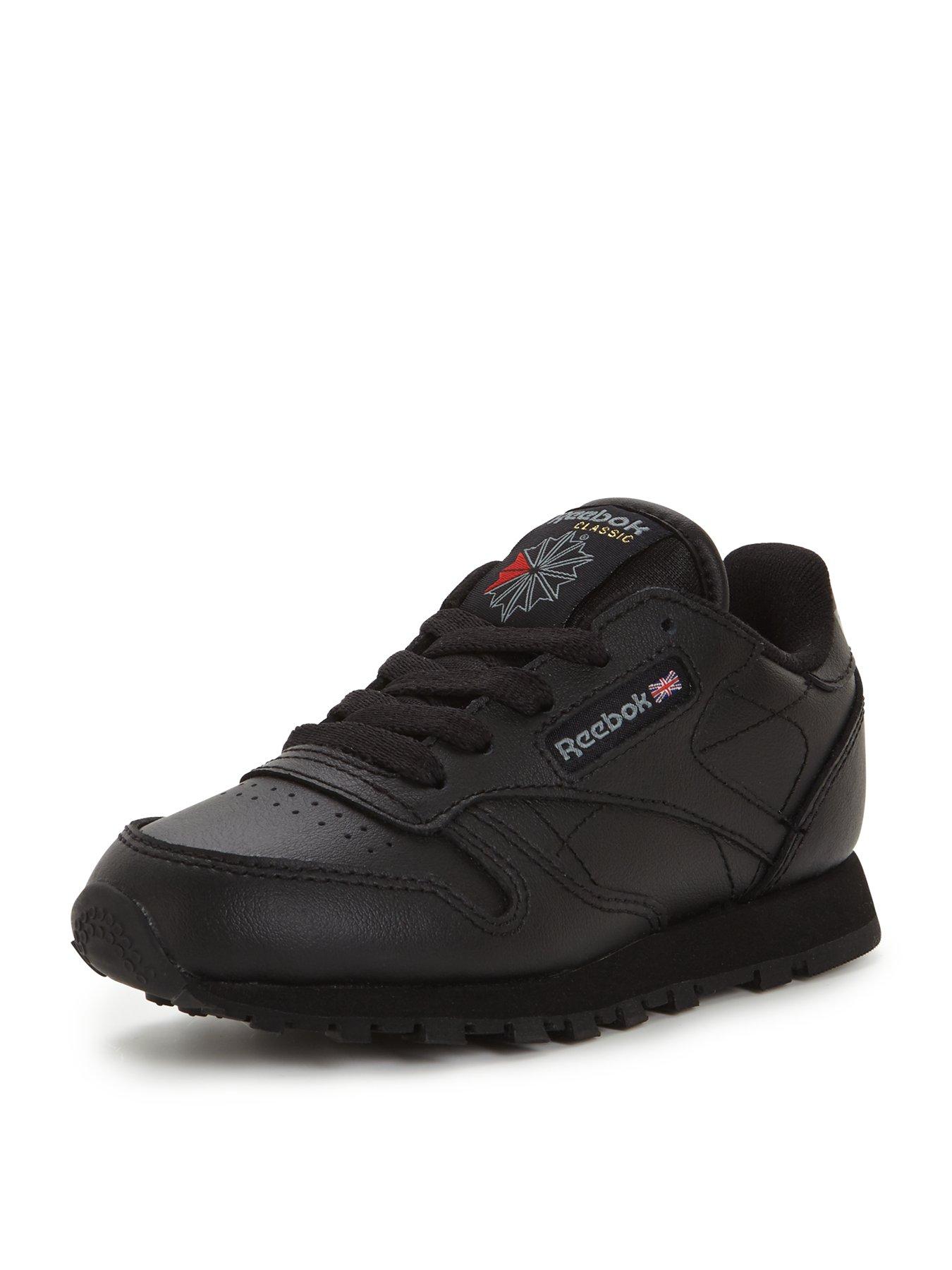 childrens black trainers