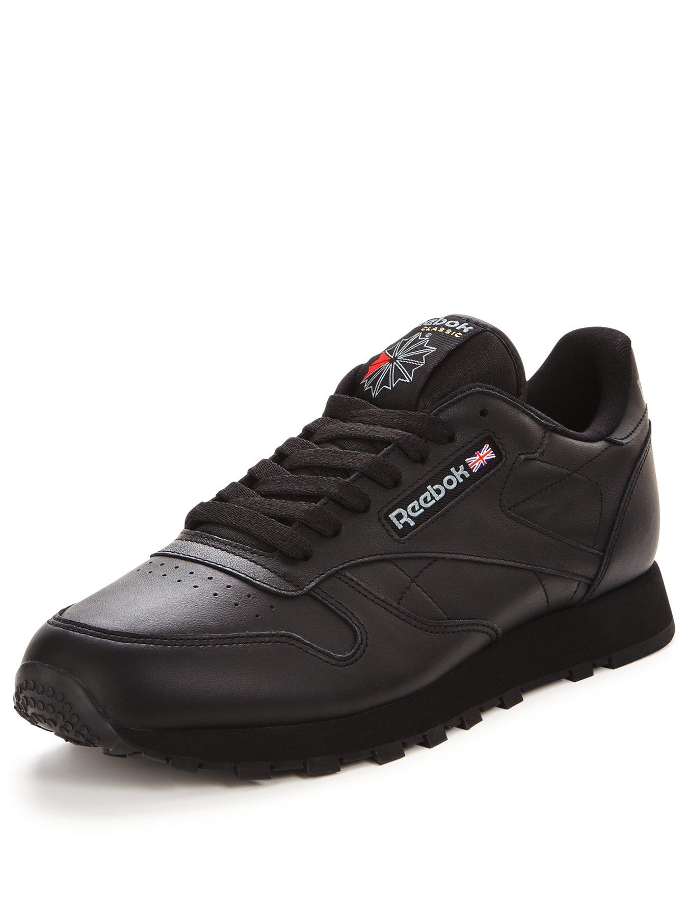 reebok technique leather trainers mens