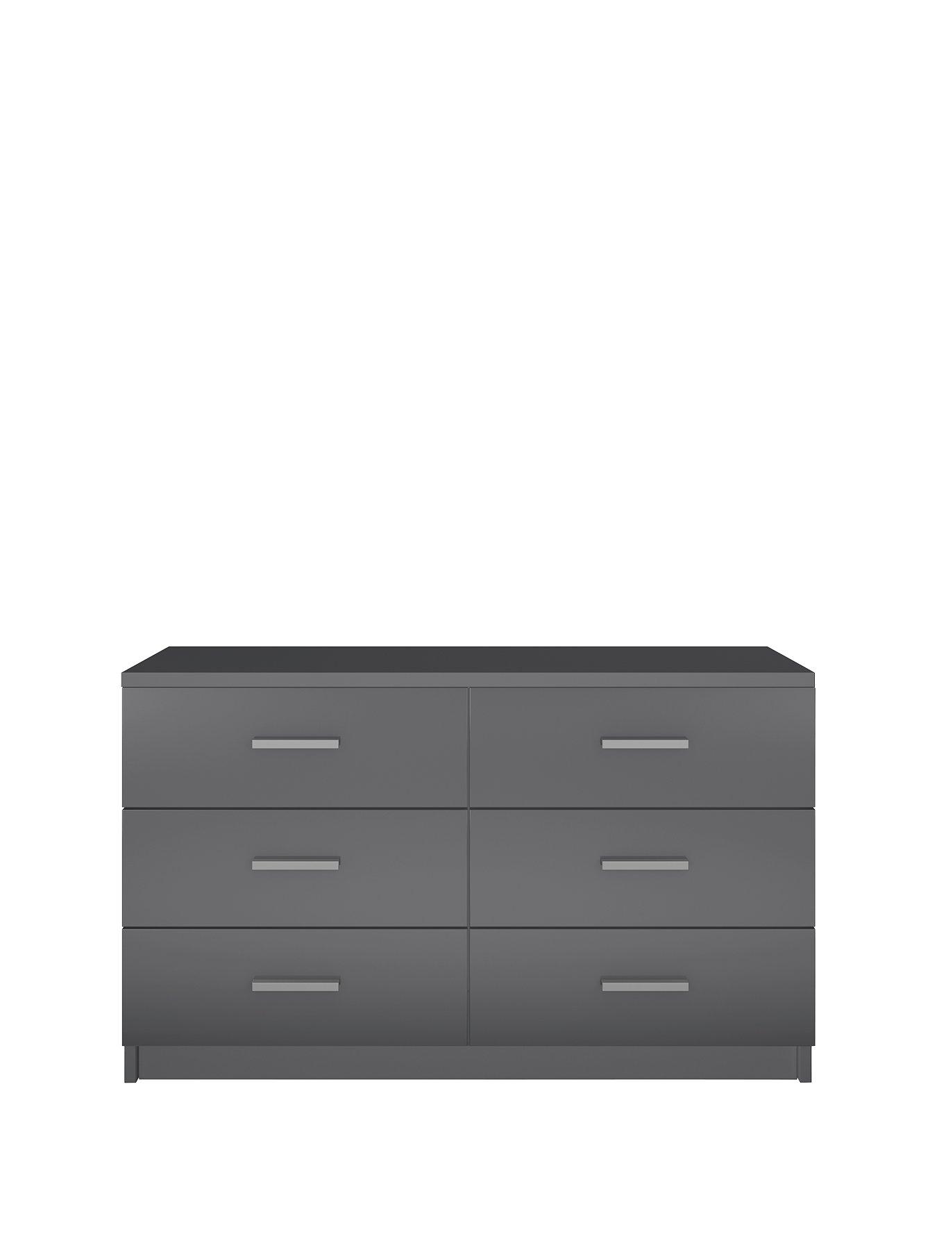 Prague Gloss 3 3 Drawer Chest Littlewoodsireland Ie