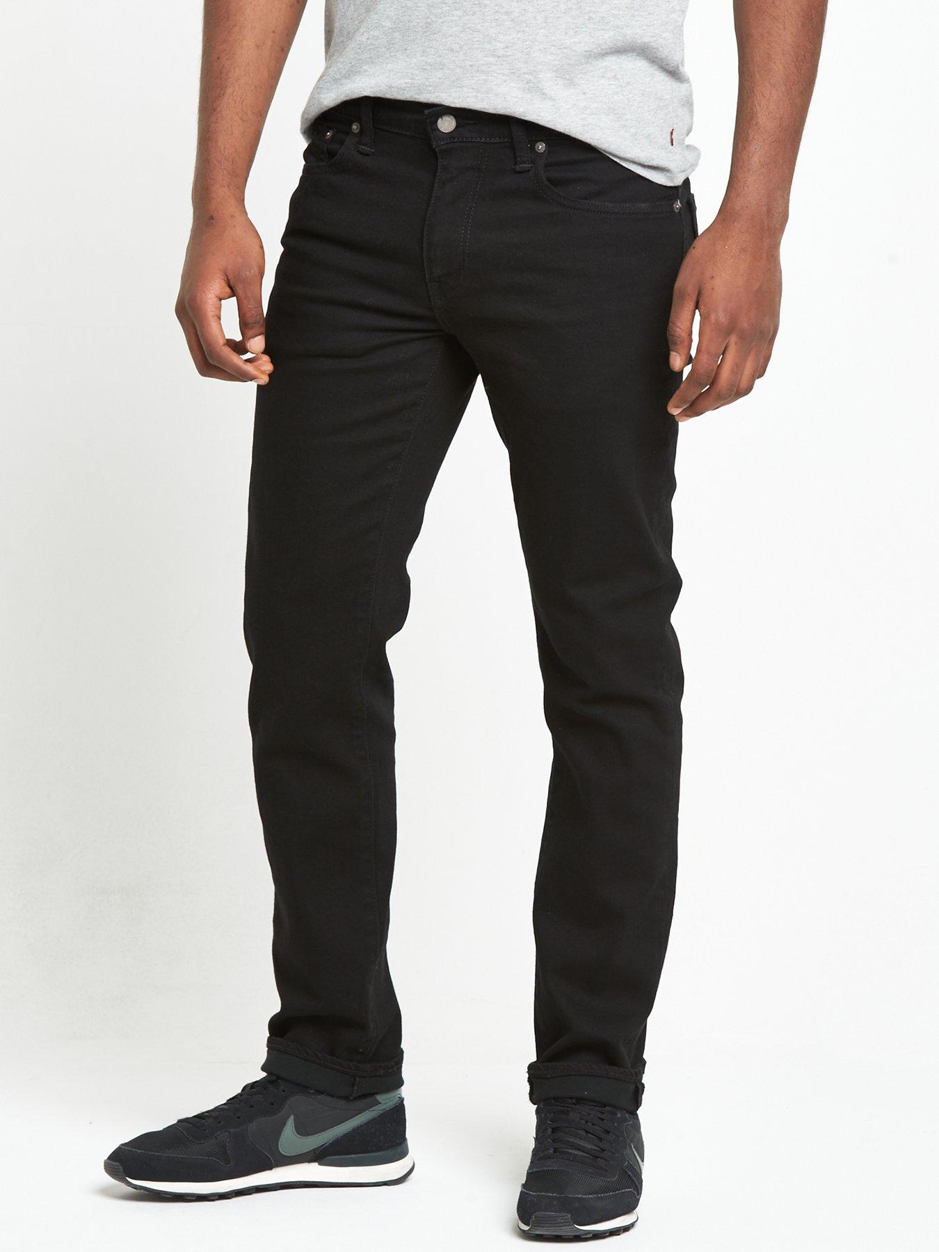 levi's black jeans slim fit