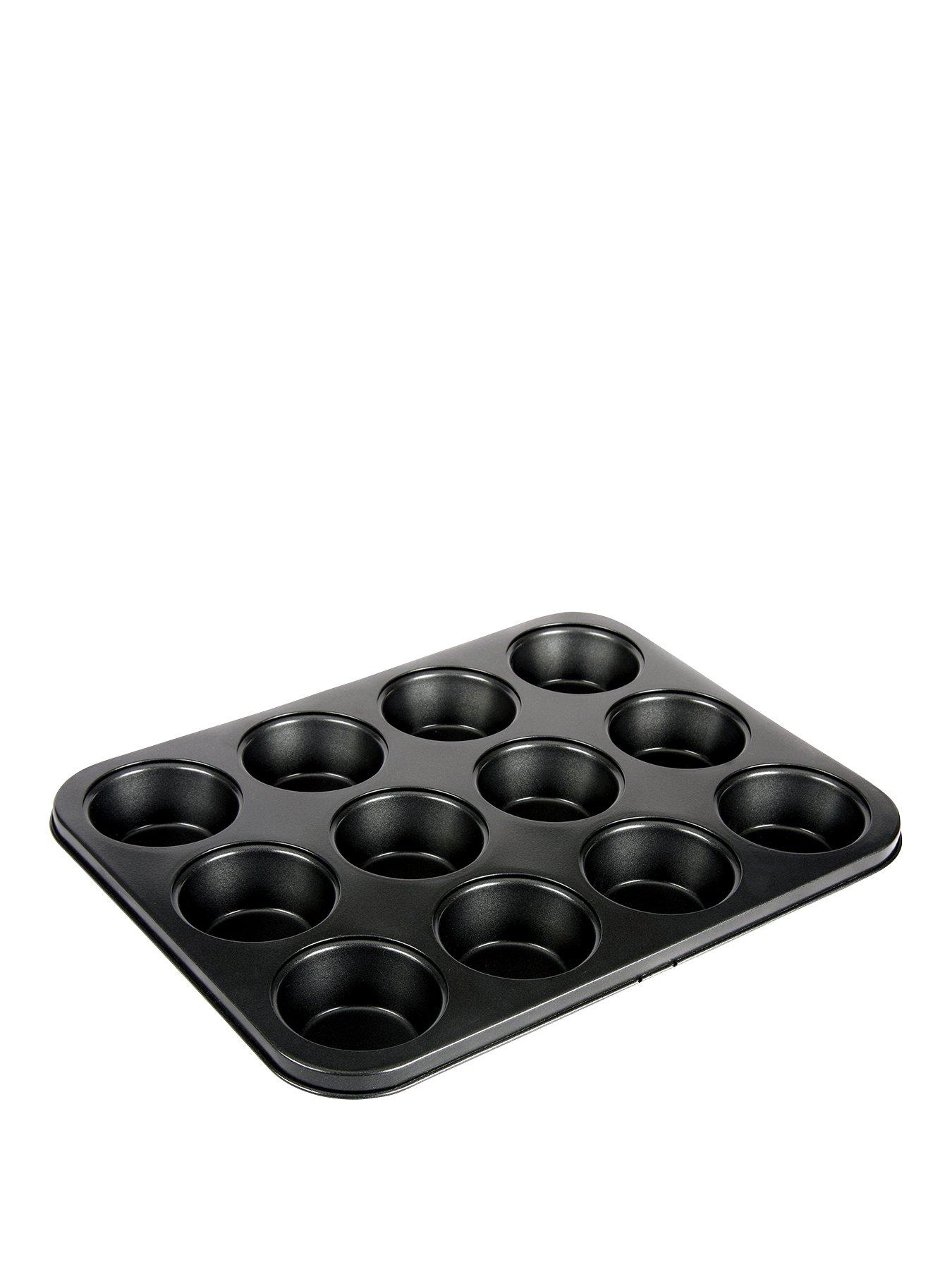 Details about   6 12 24 Deep Cup Muffin Fairy Cake Baking Non Stick Steel Tray Tin Pan Bakeware 