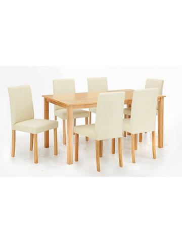 Faux Leather Dining Table Chair, Cream Leather Chairs Argos