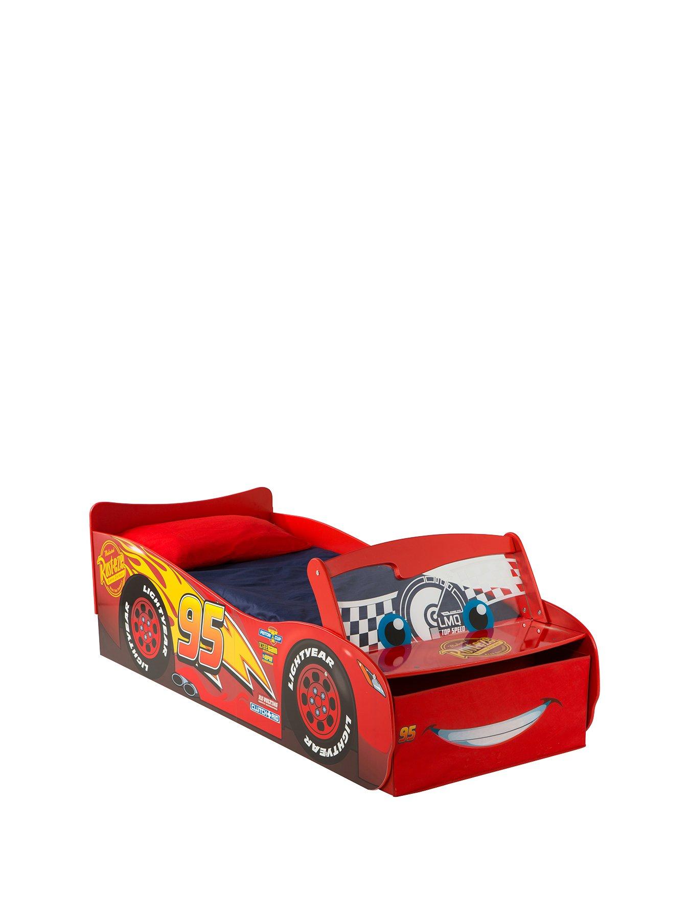 Disney Cars Lightning Mcqueen Toddler Bed With Light Up Windscreen By Hellohome Littlewoodsireland Ie