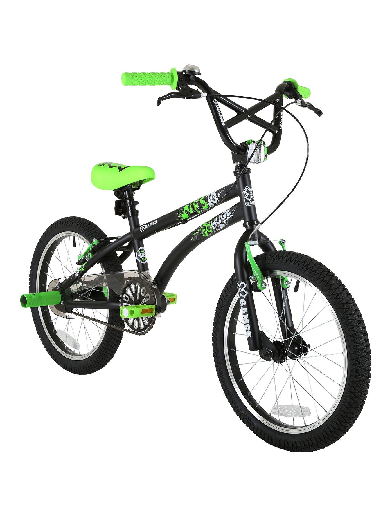 green 18 inch bike