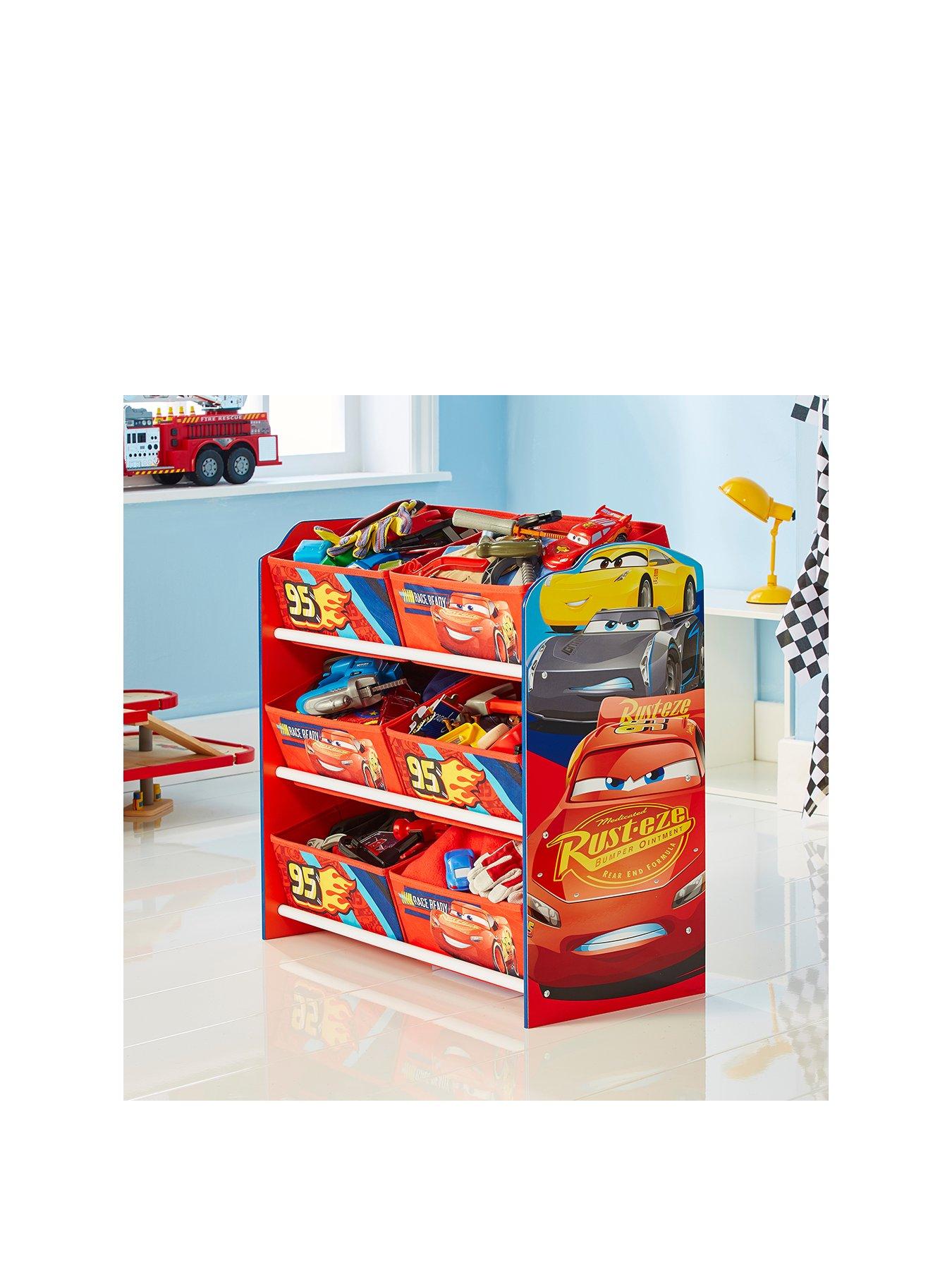 Disney Cars Lightning Mcqueen Kids Bedroom Book Shelf By