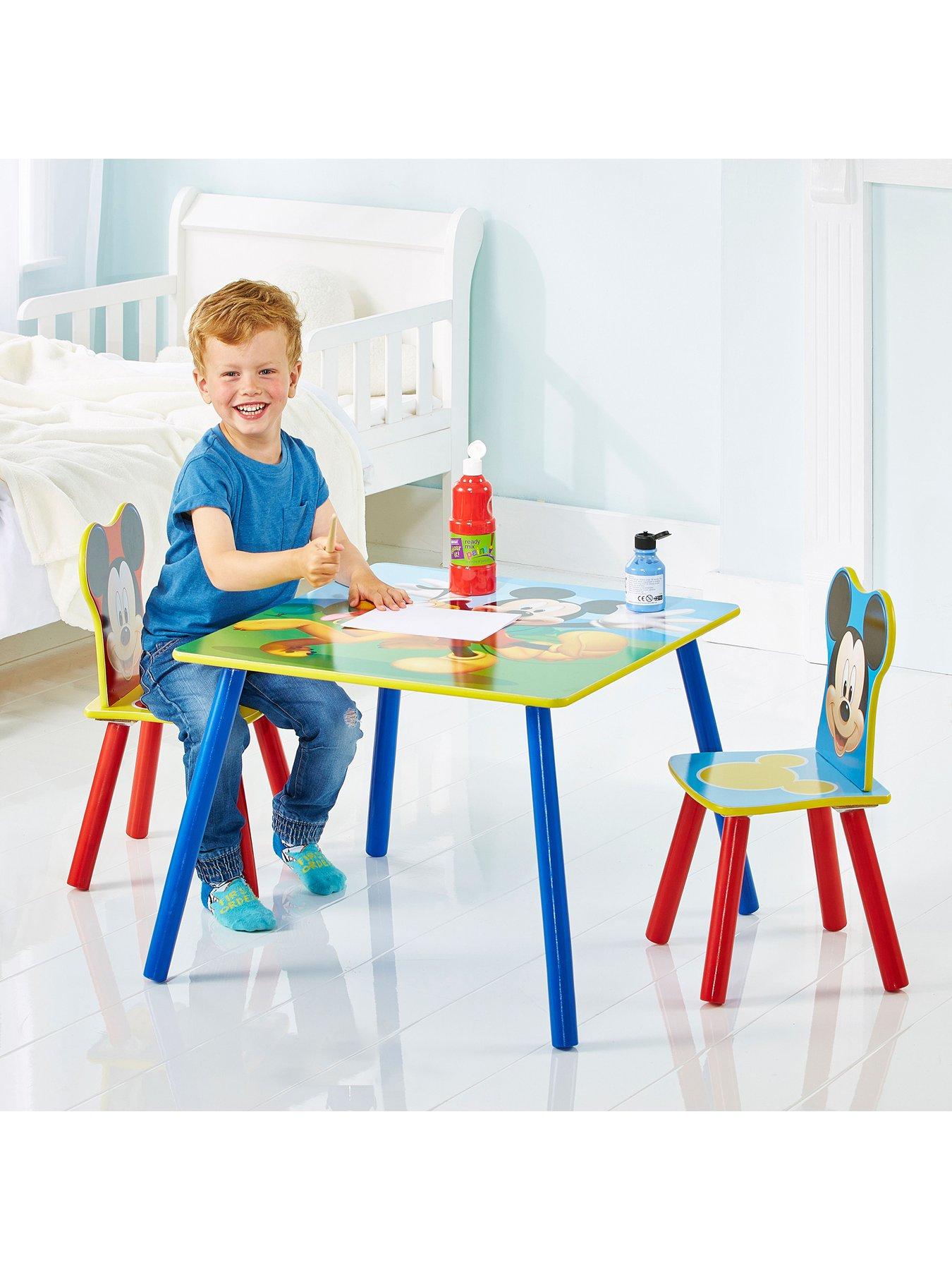 Mickey Mouse Kids Table And 2 Chairs Littlewoodsireland Ie