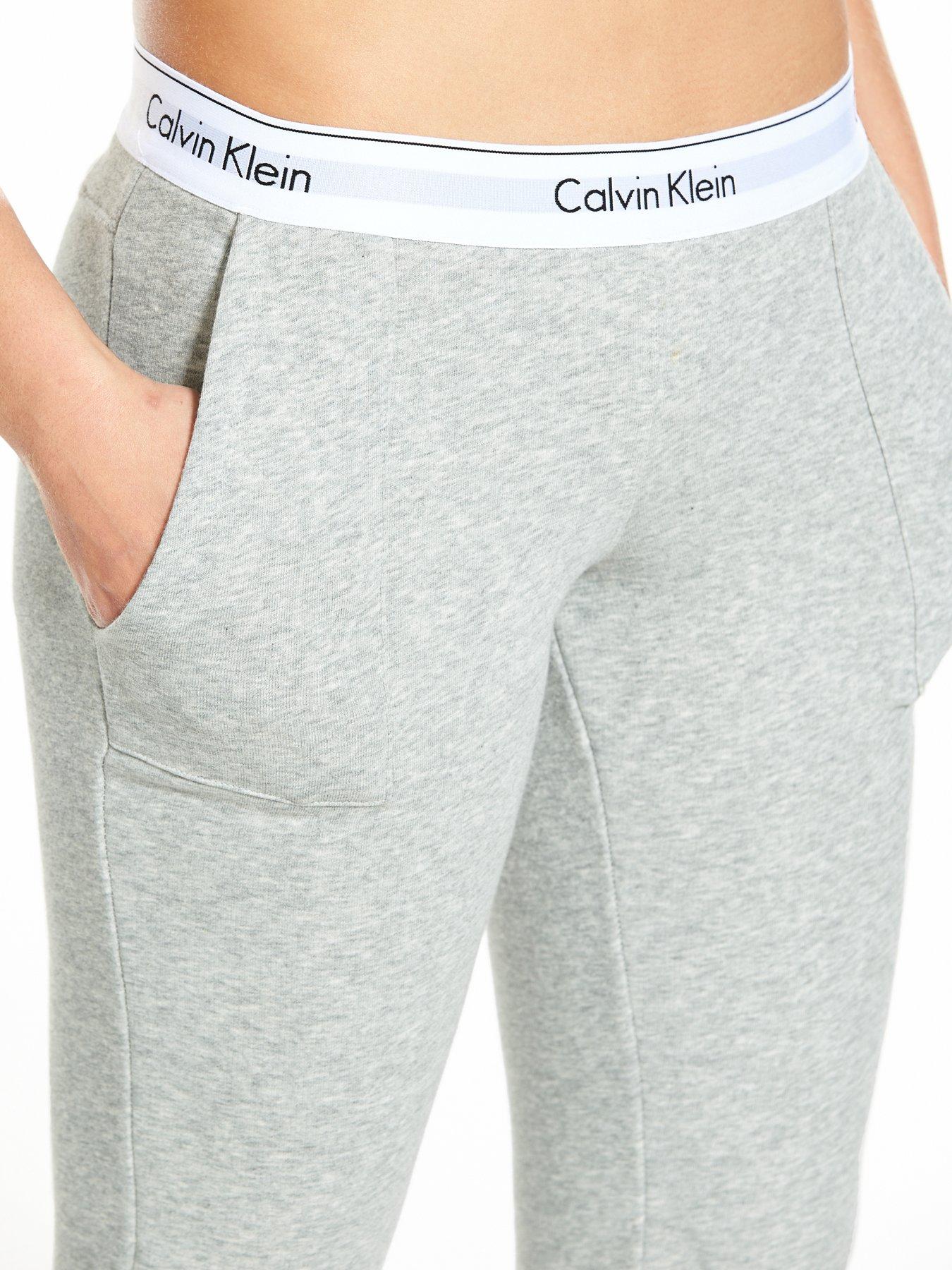 calvin klein grey sweatpants