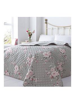 catherine-lansfield-canterbury-bedspread-throw-in-grey